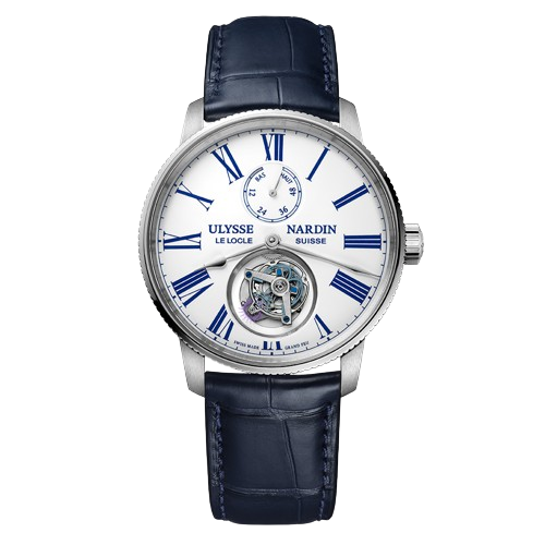 Orologio in acciaio Marine Torpilleur Tourbillon Ulysse nardin