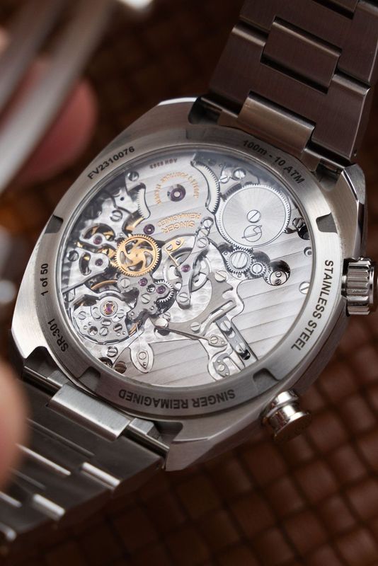 Watch in steel 1969 Sunray Timer Singer