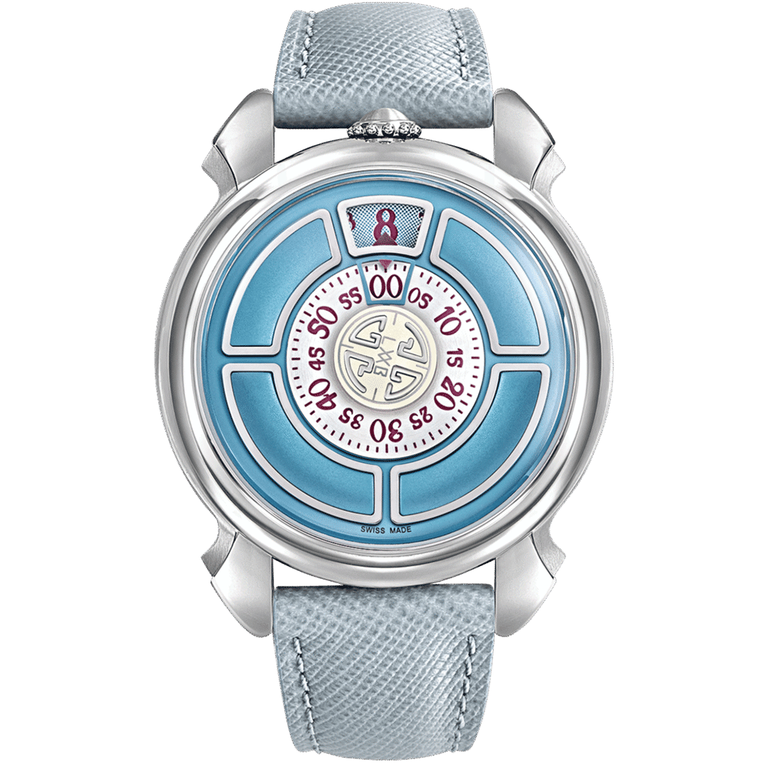 Watch in steel Labormatic Azzurro Gaga laboratorio