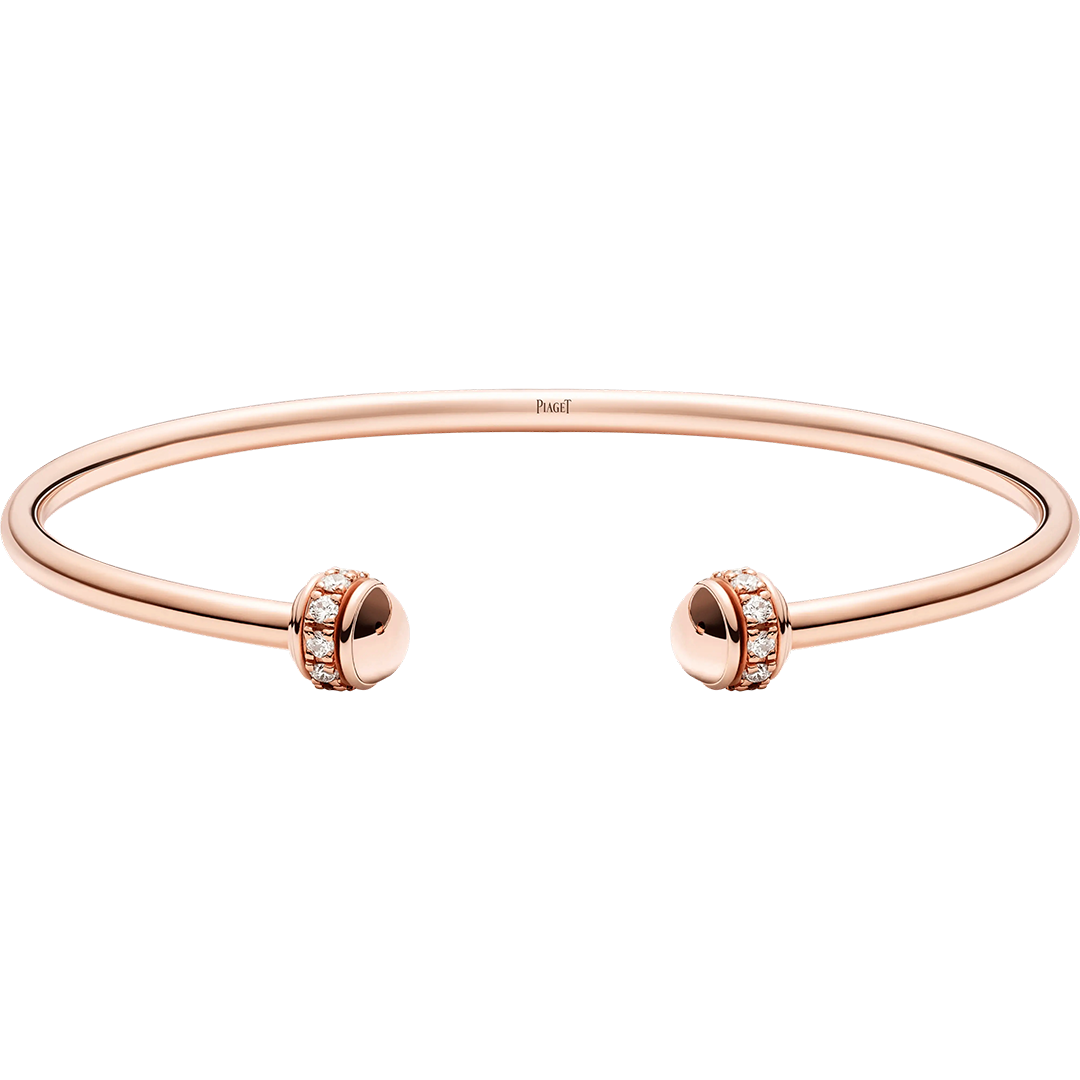 Possession open bangle bracelet