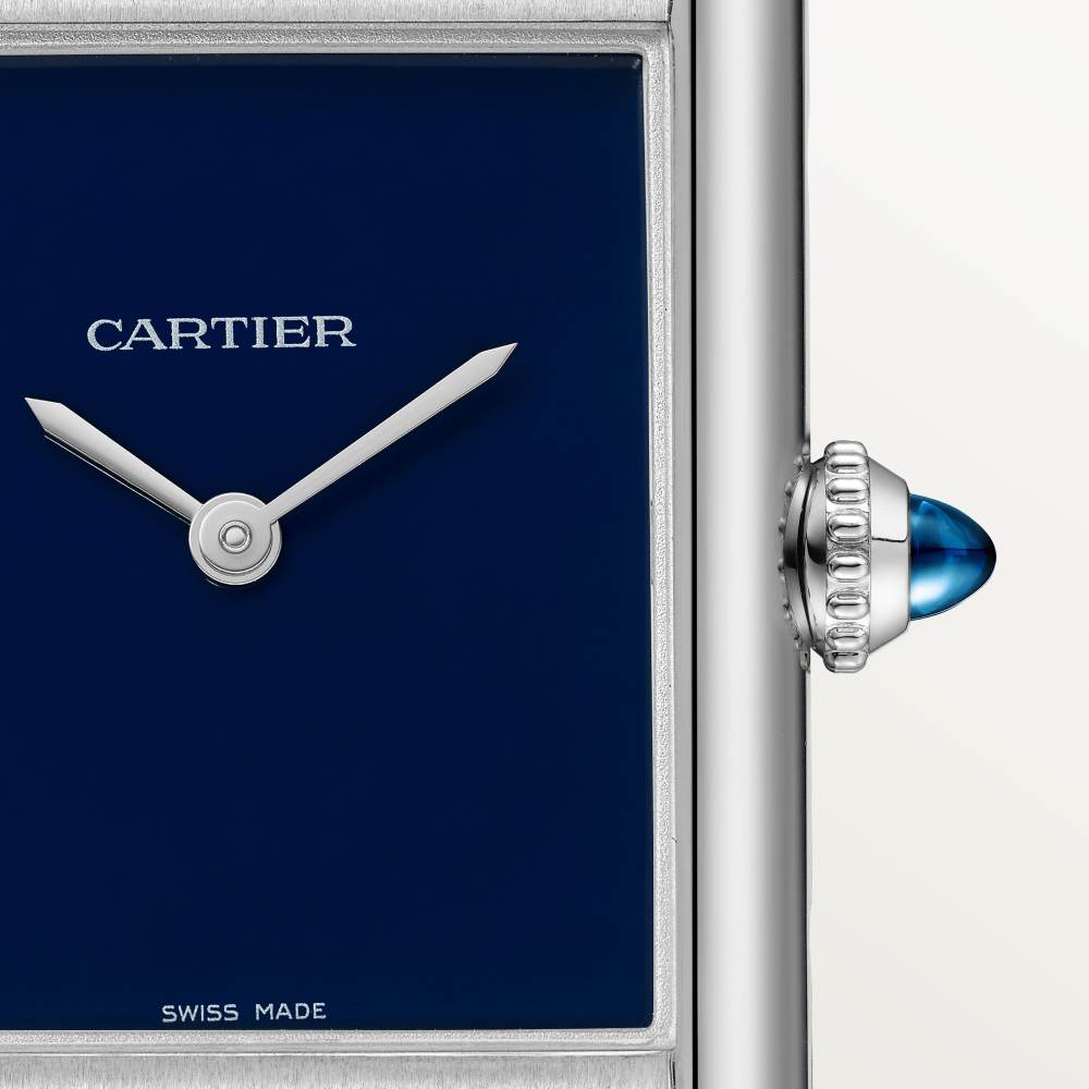 Watch in steel Tank Must Cartier