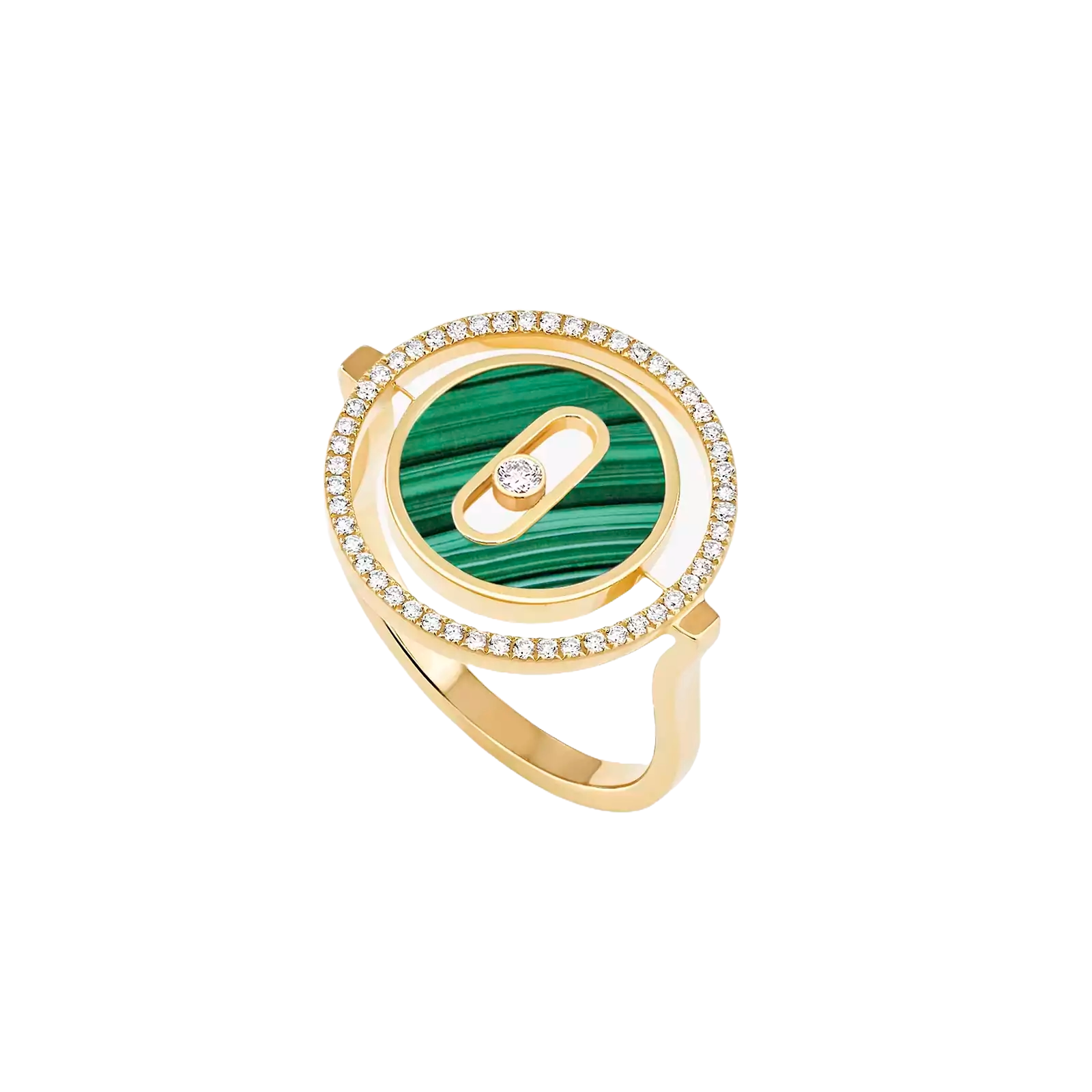 Lucky Move Malachite Ring
