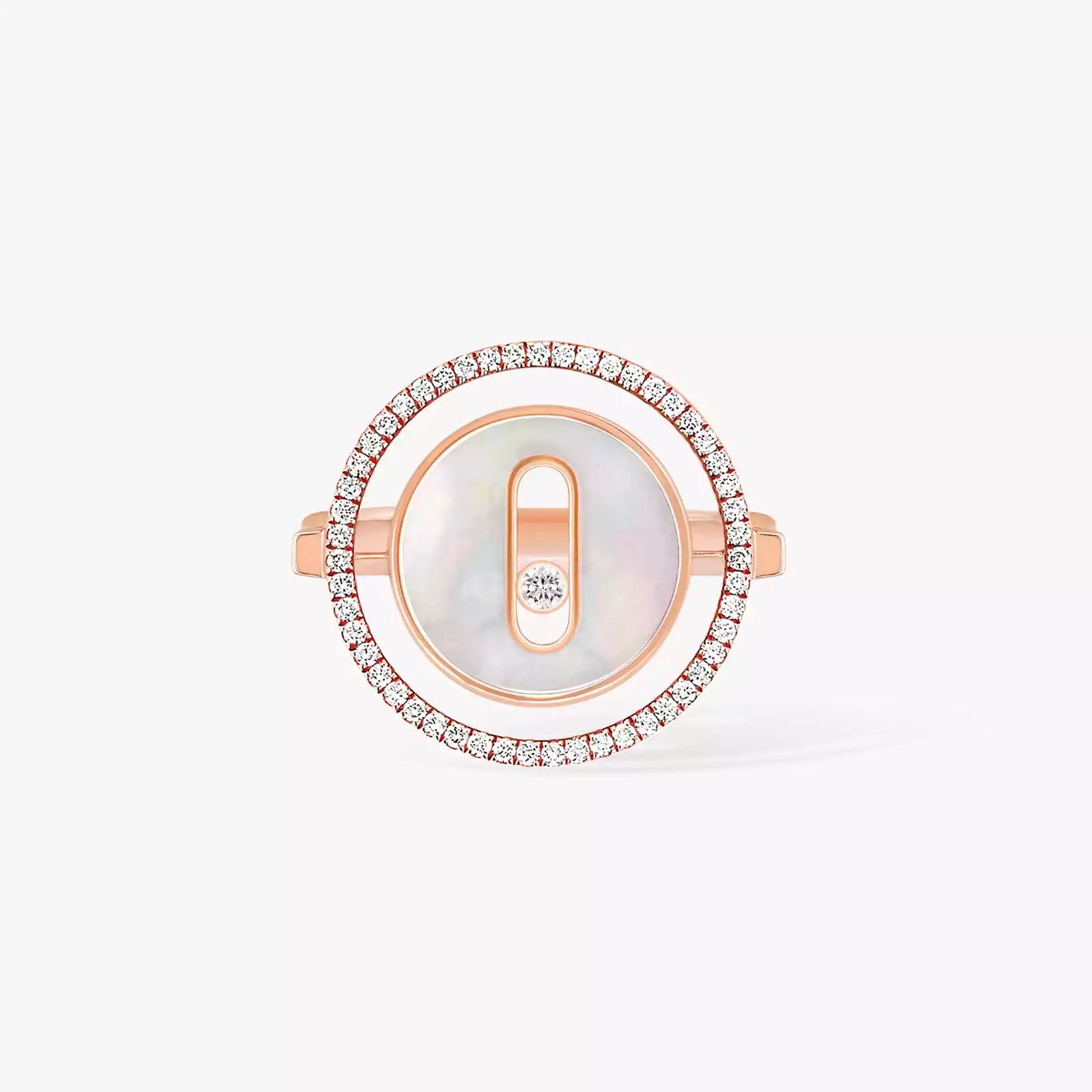 Ring in rose gold Lucky Move Mother-of-Pearl Ring  Messika