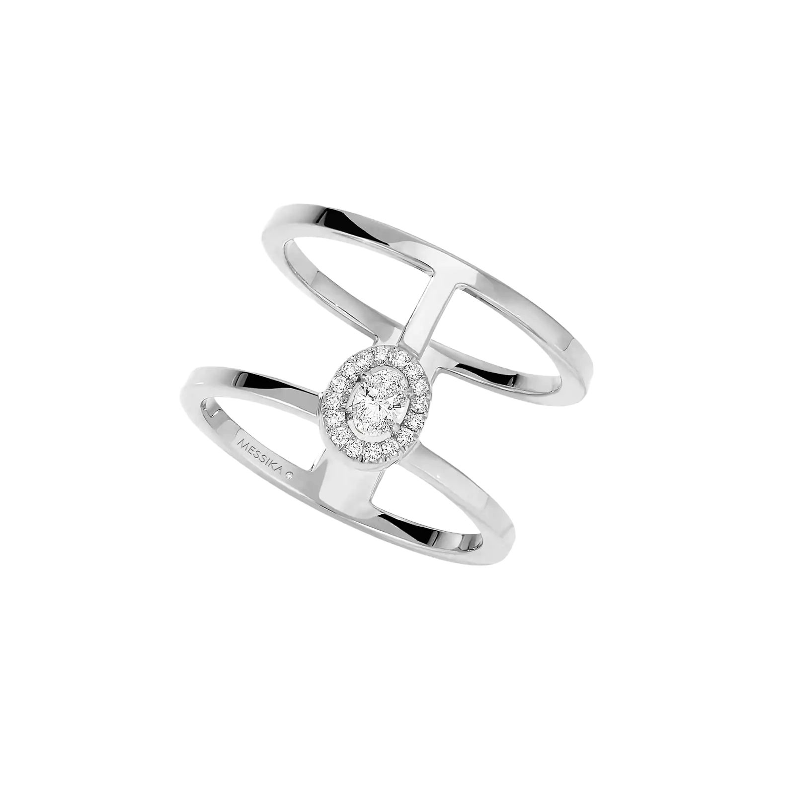 Gioiello in oro bianco Anello Glam'Azone Messika