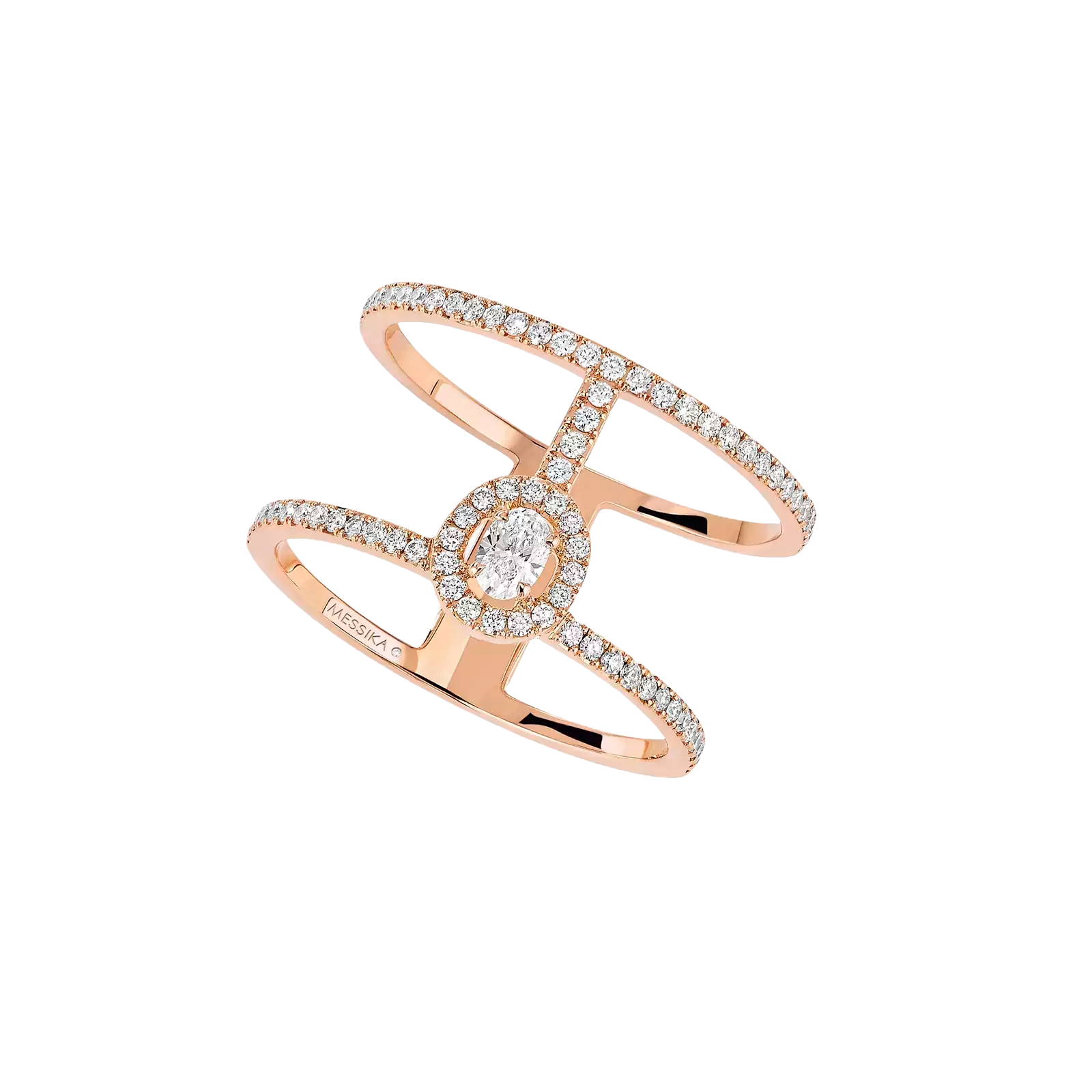 Gioiello in oro rosa Anello Glam'Azone Messika