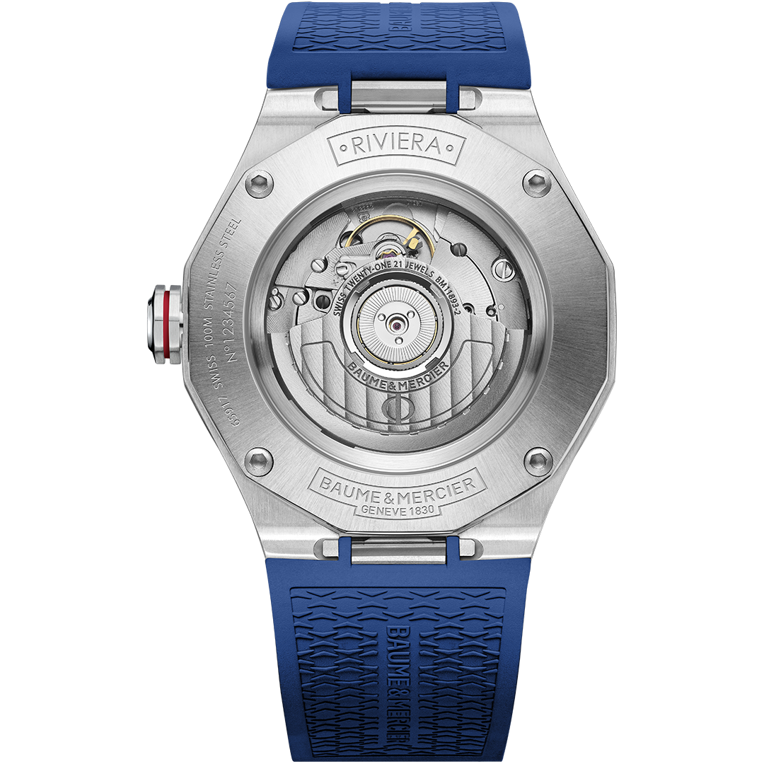 Watch in steel Riviera Baume et mercier