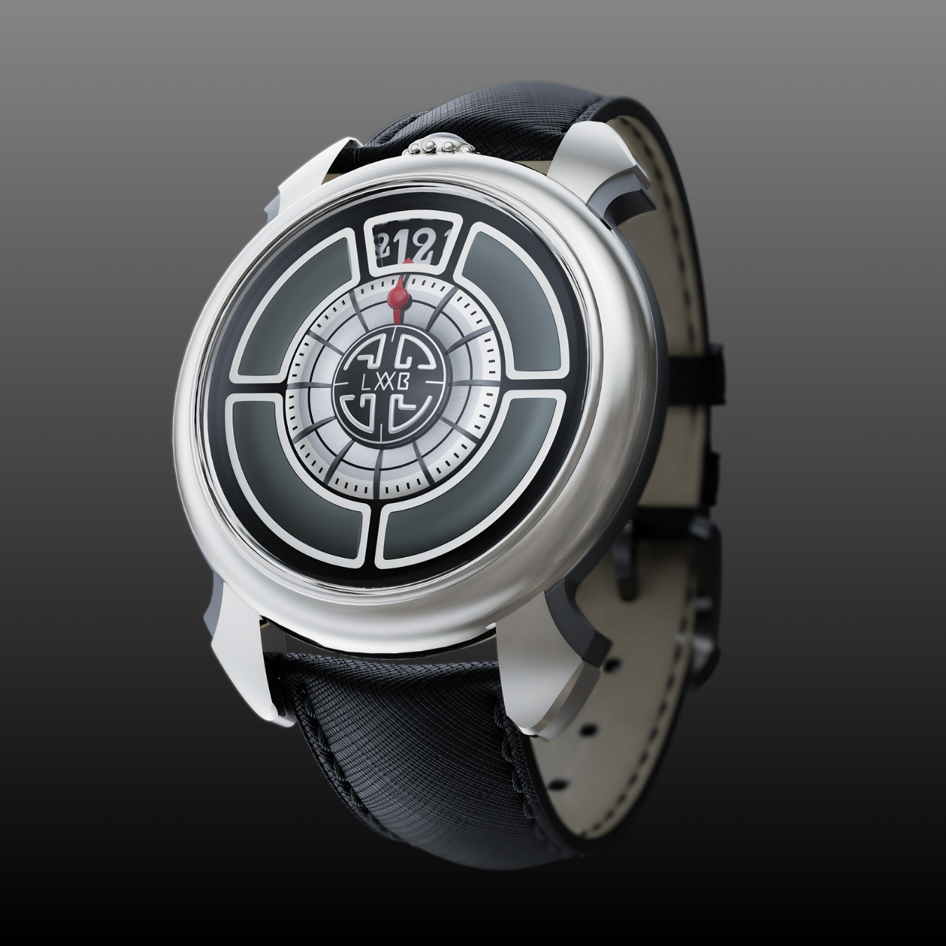 Watch in steel Bauhaus, 42 mm Gaga laboratorio