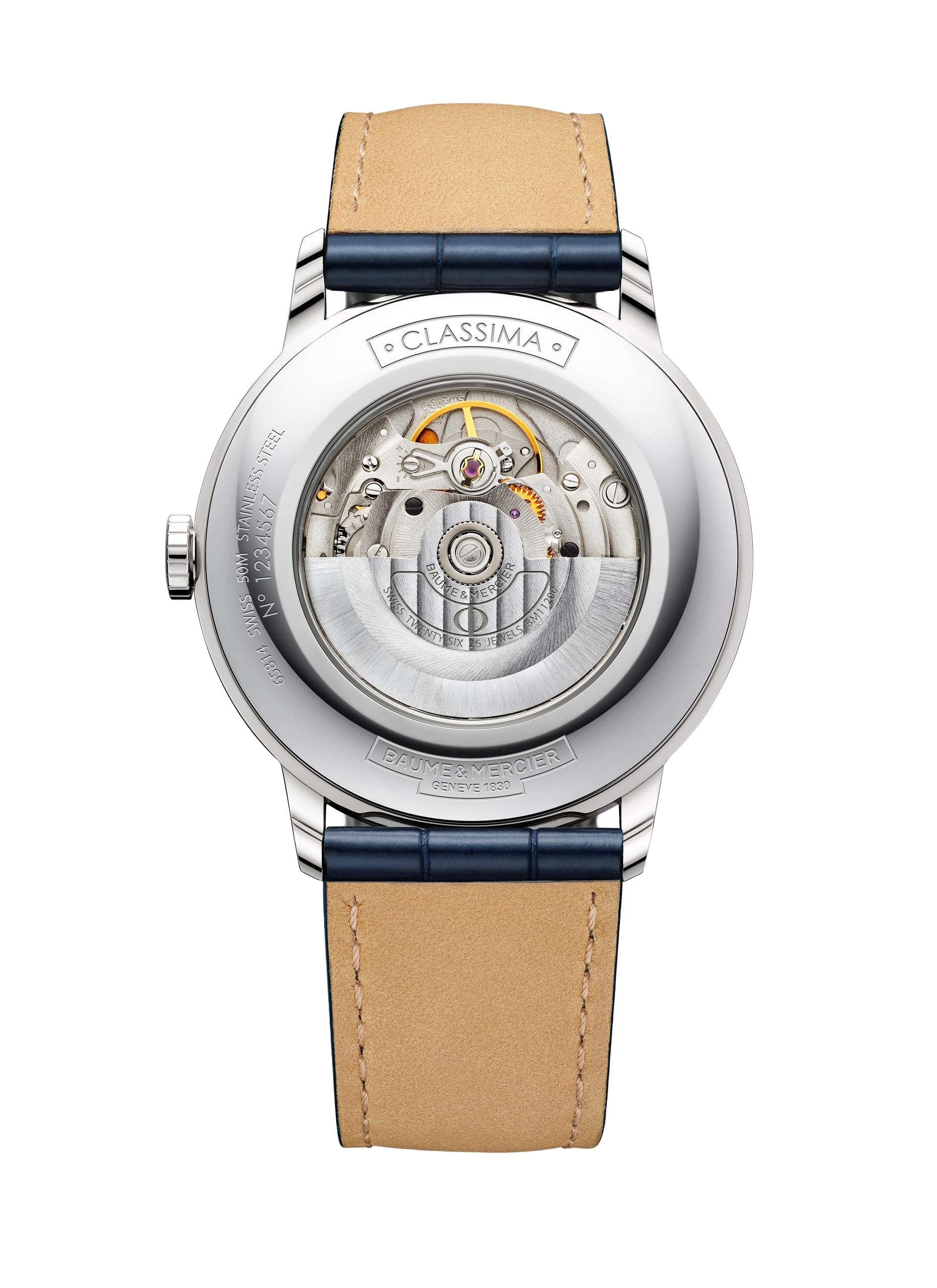 Watch in steel Classima Baume et mercier