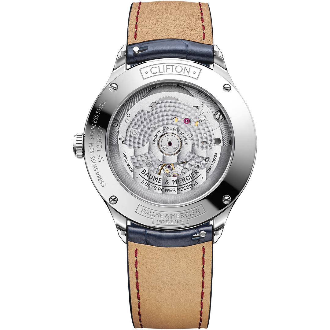 Orologio in acciaio Clifton Baume et mercier