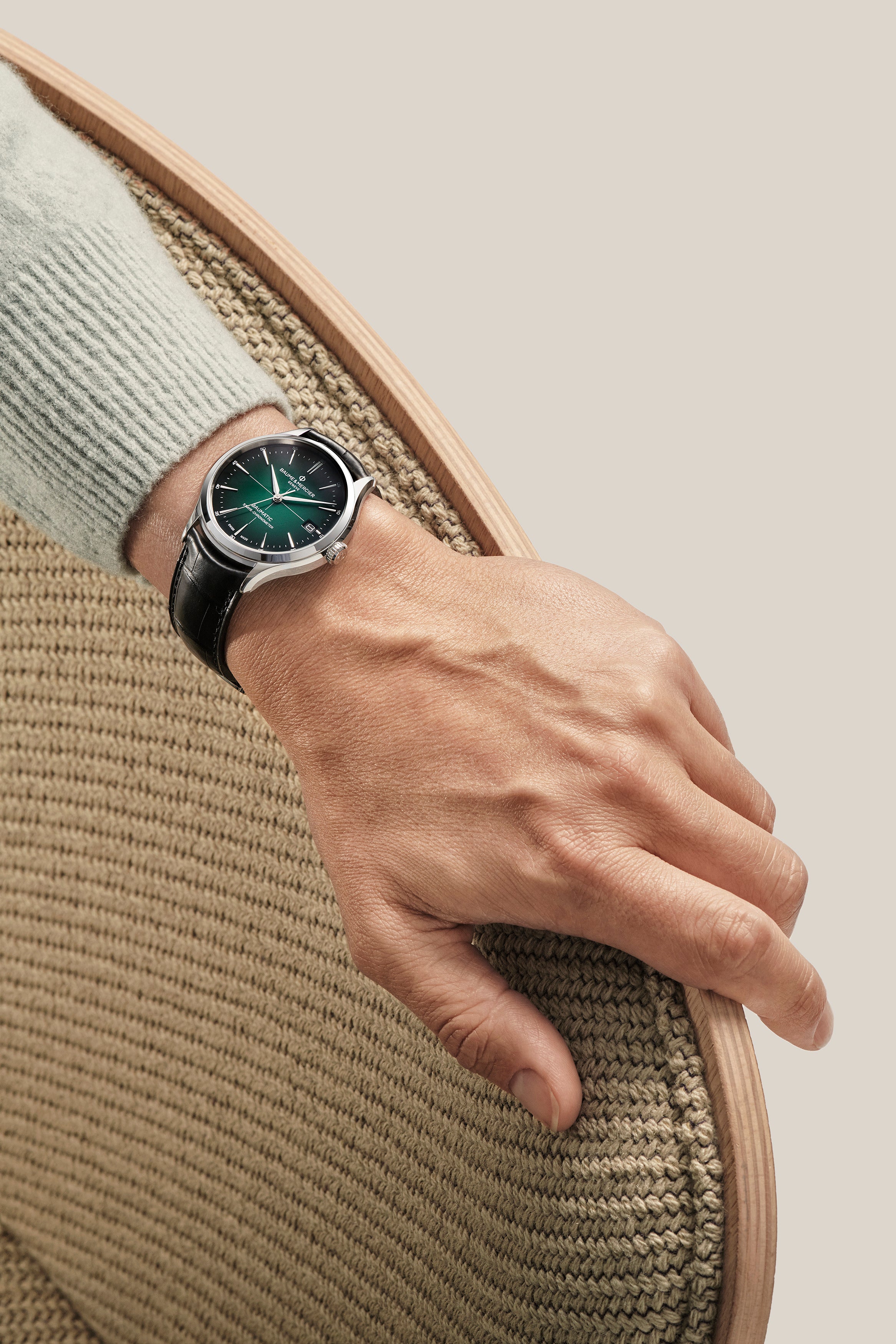 Orologio in acciaio Clifton Baume et mercier
