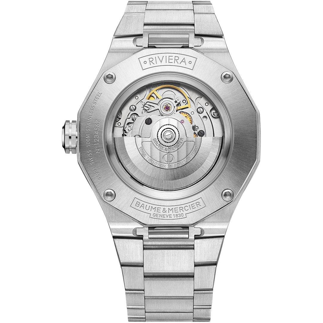 Watch in steel Riviera Baume et mercier