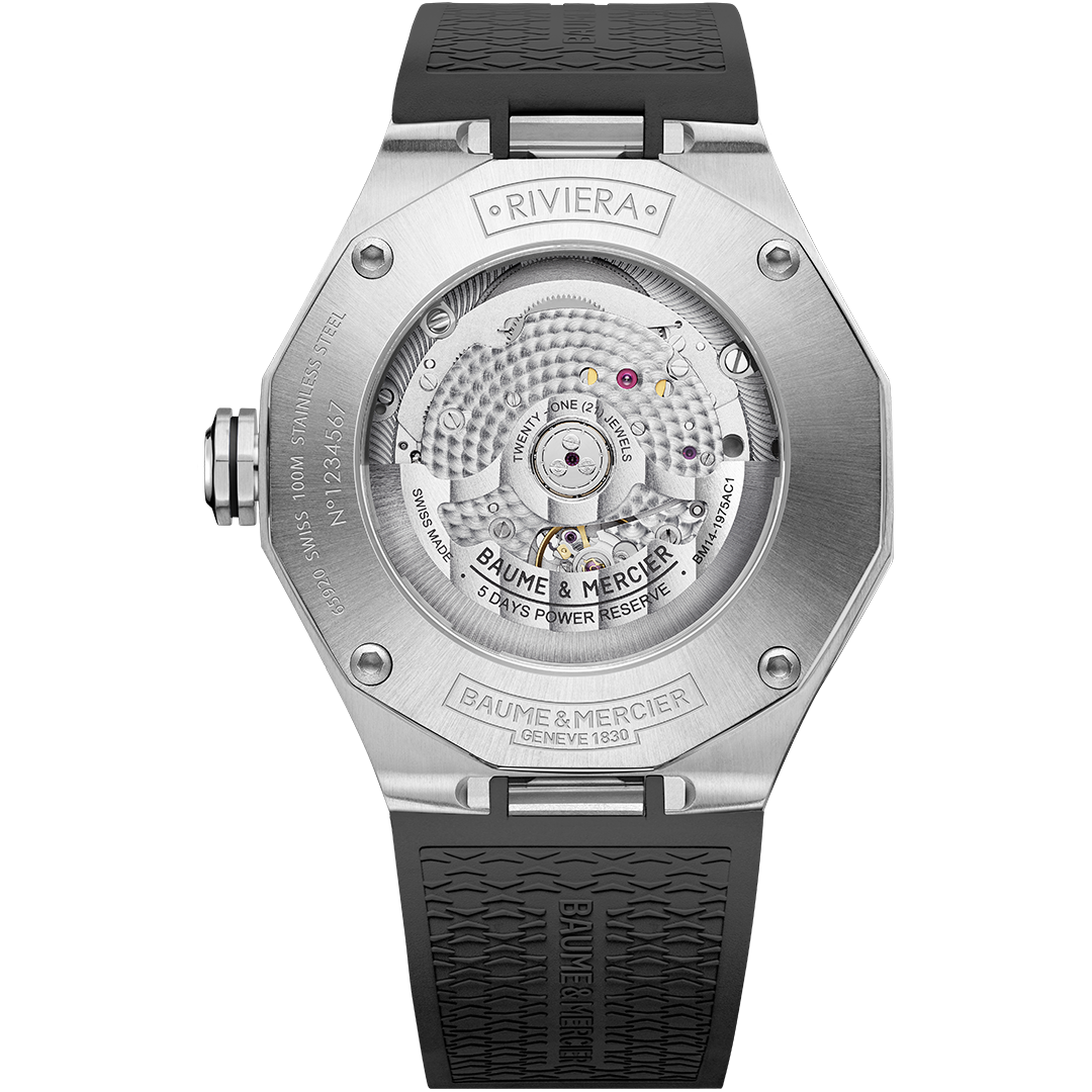 Watch in steel Riviera Baume et mercier