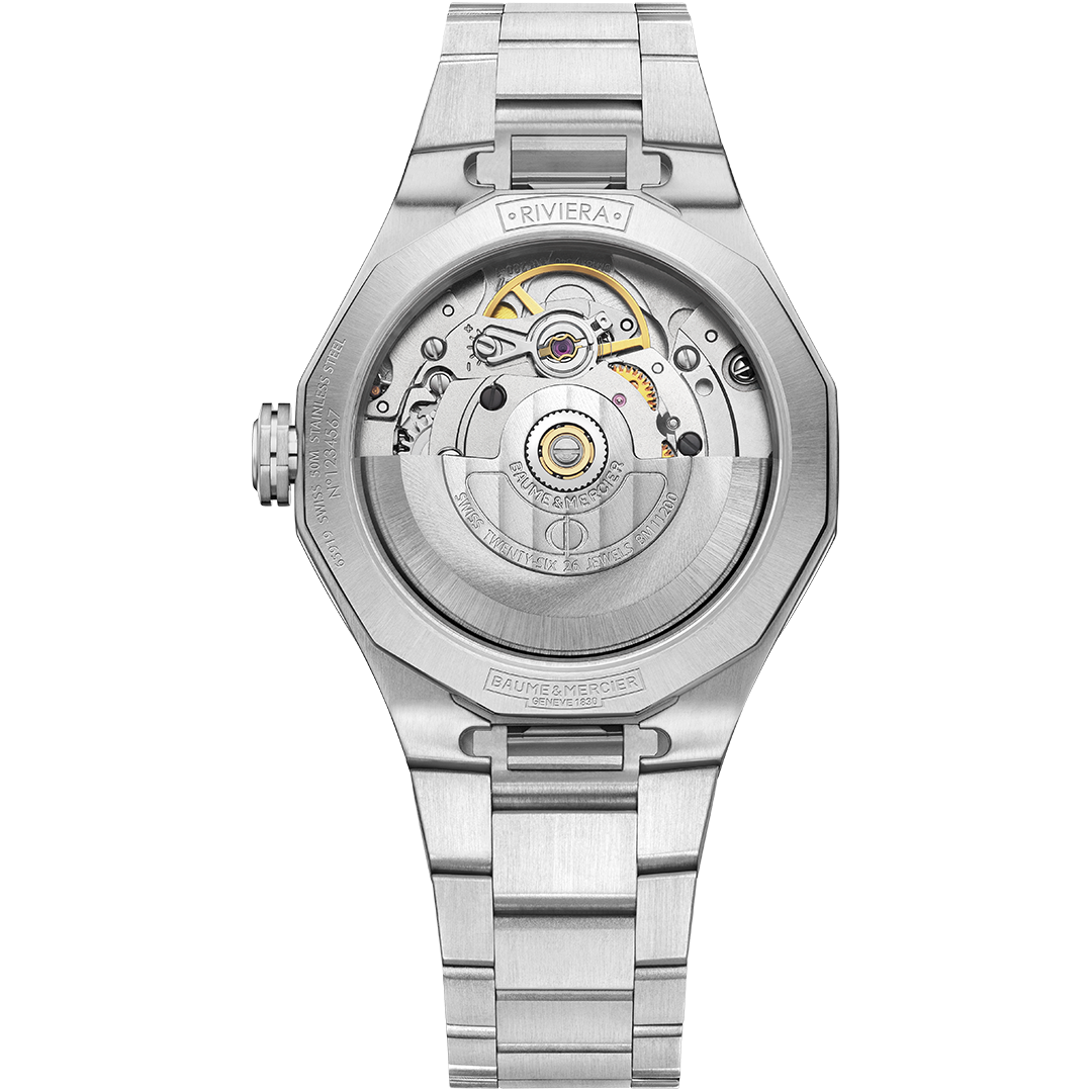 Watch in steel Riviera Baume et mercier