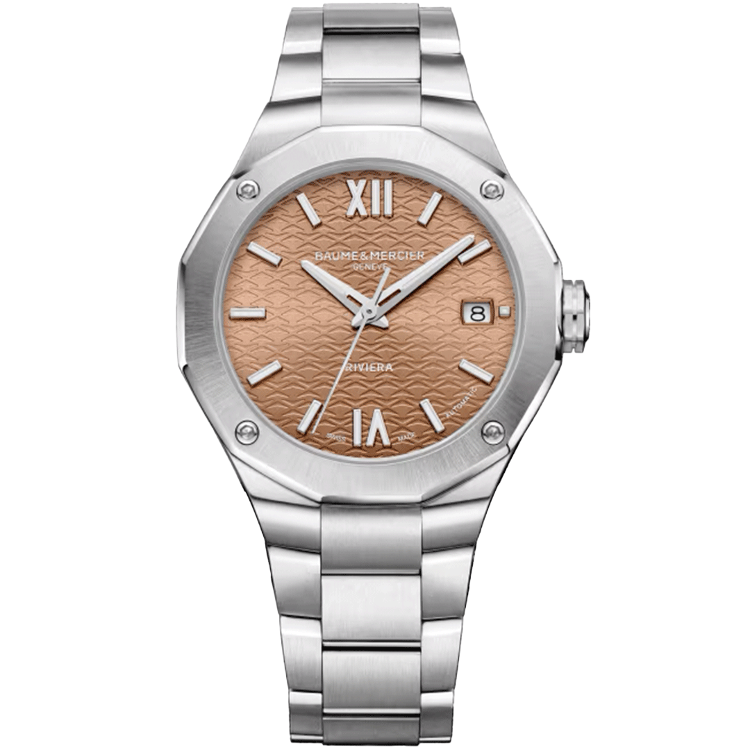 Watch in steel Riviera Baume et mercier