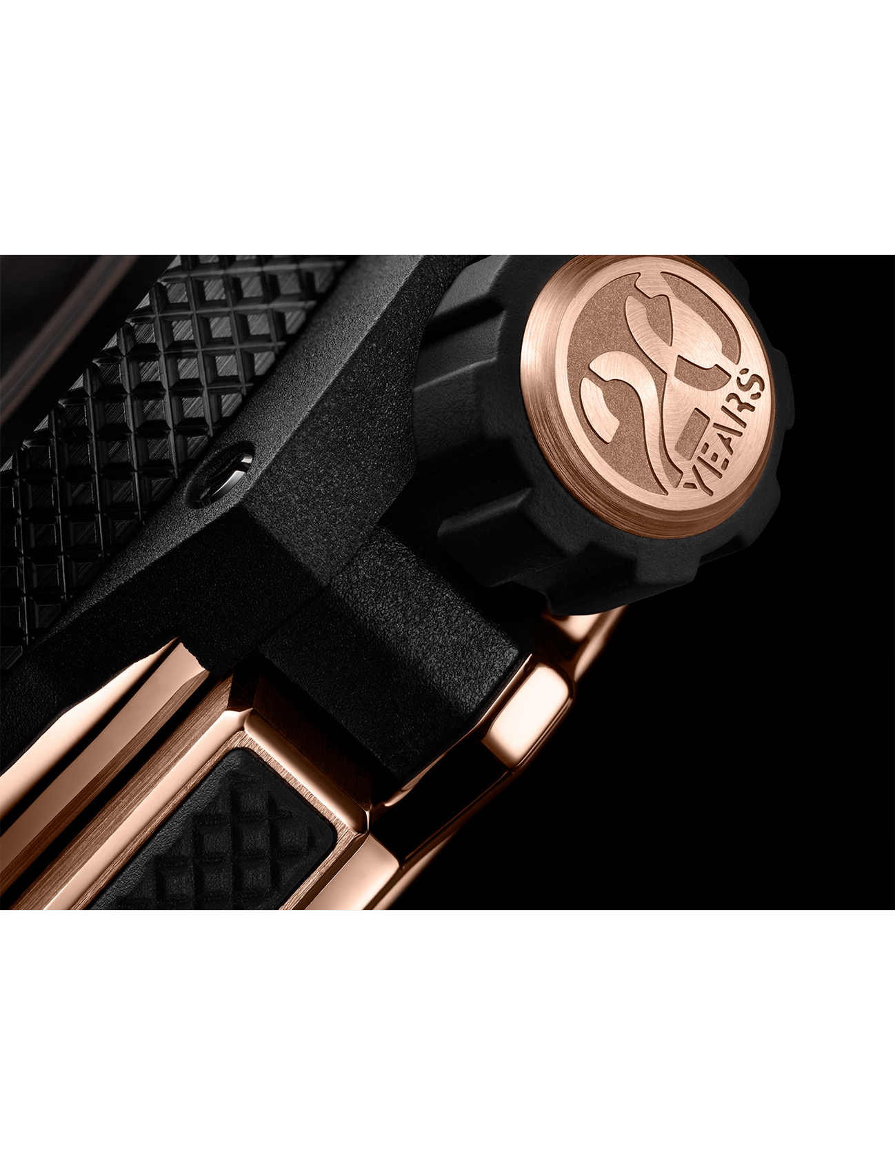 Watch in ceramic and rose gold Big Bang 20th Anniversary King Gold Ceramic Hublot
