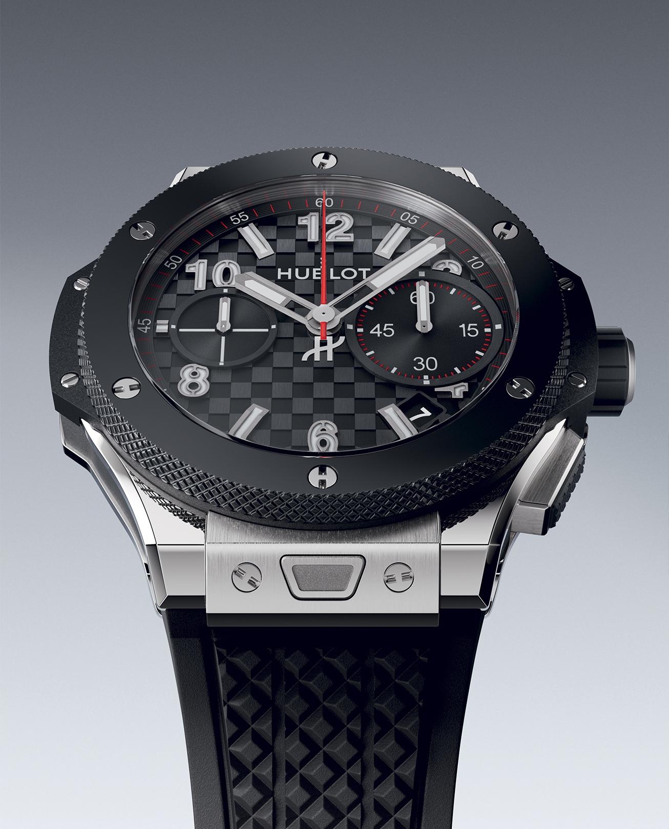Watch in ceramic and titanium Big Bang 20th Anniversary Titanium Ceramic Hublot