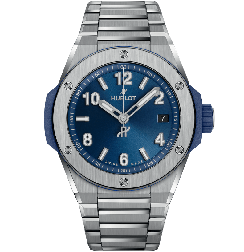 Big Bang Integrated Time Only Titanium Blue