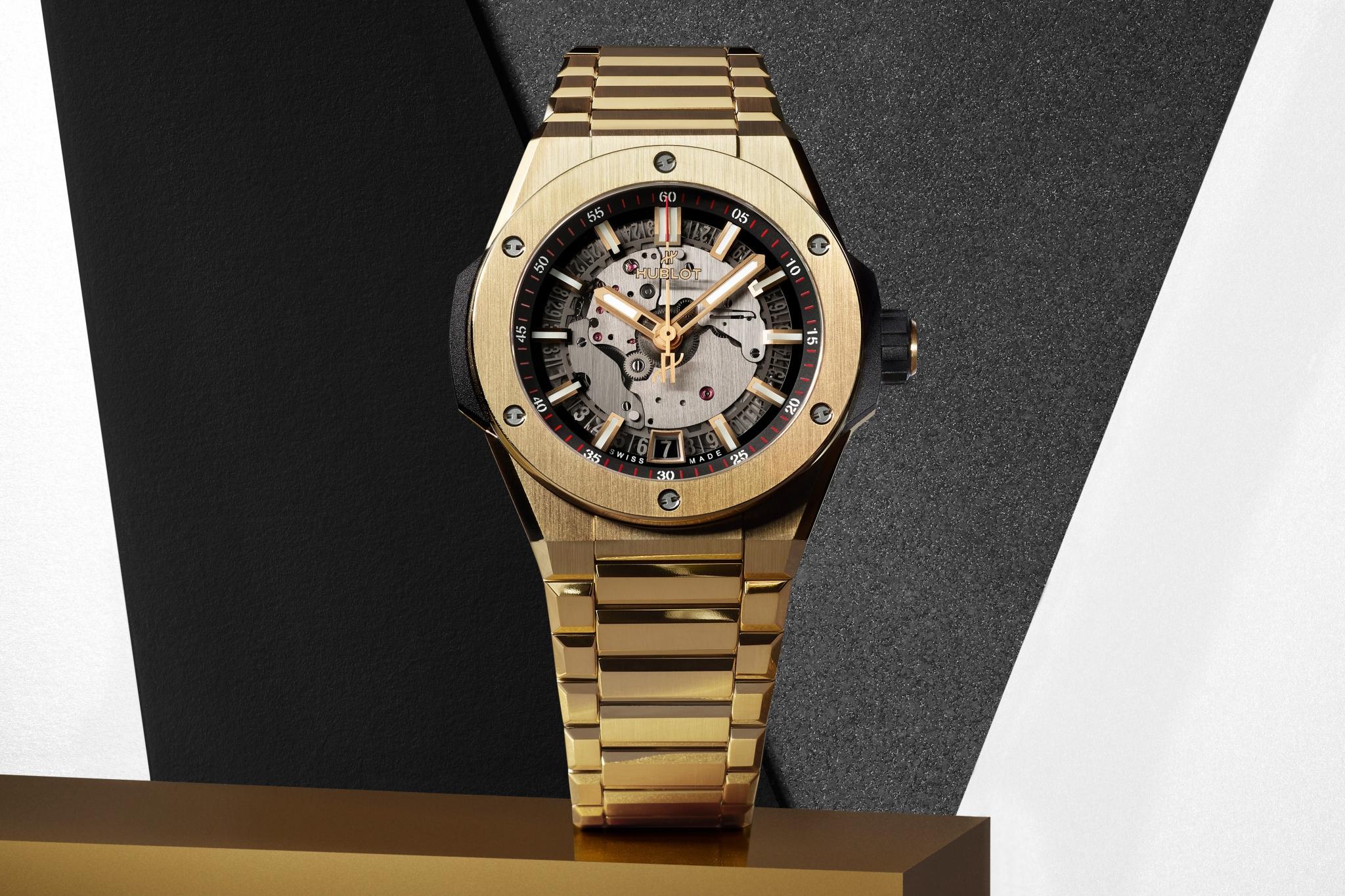 Big Bang Integrated Time Only Yellow Gold7