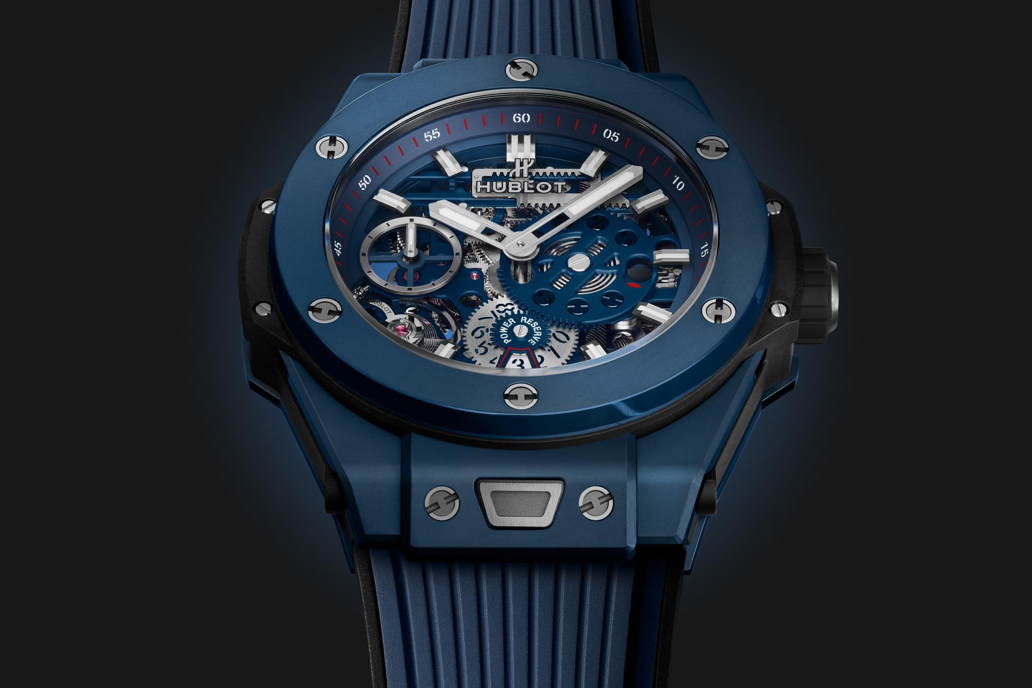 Watch in ceramics Big Bang MECA-10 Ceramic Blue Hublot