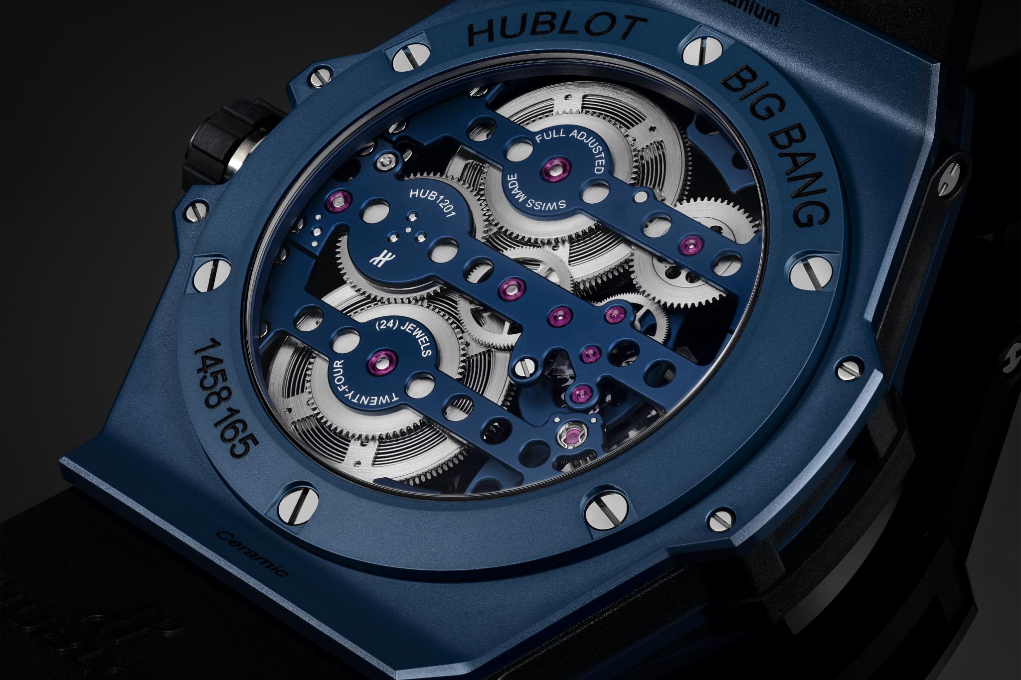 Watch in ceramics Big Bang MECA-10 Ceramic Blue Hublot
