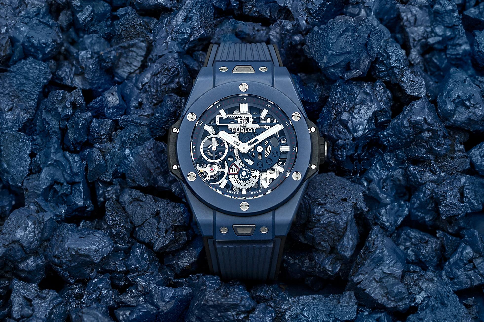 Watch in ceramics Big Bang MECA-10 Ceramic Blue Hublot