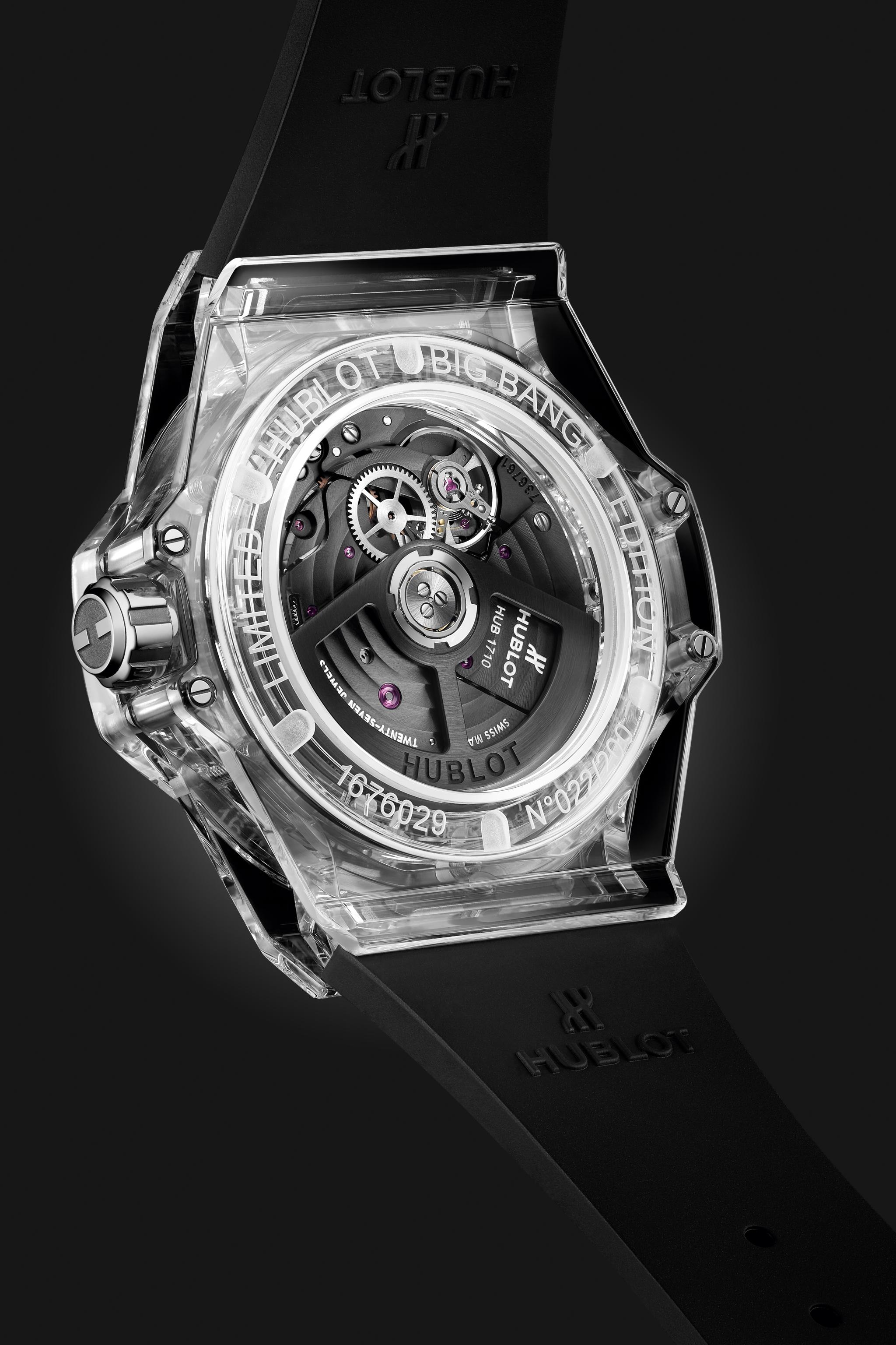 Orologio in zaffiro Big Bang One Click Sapphire Diamonds Hublot