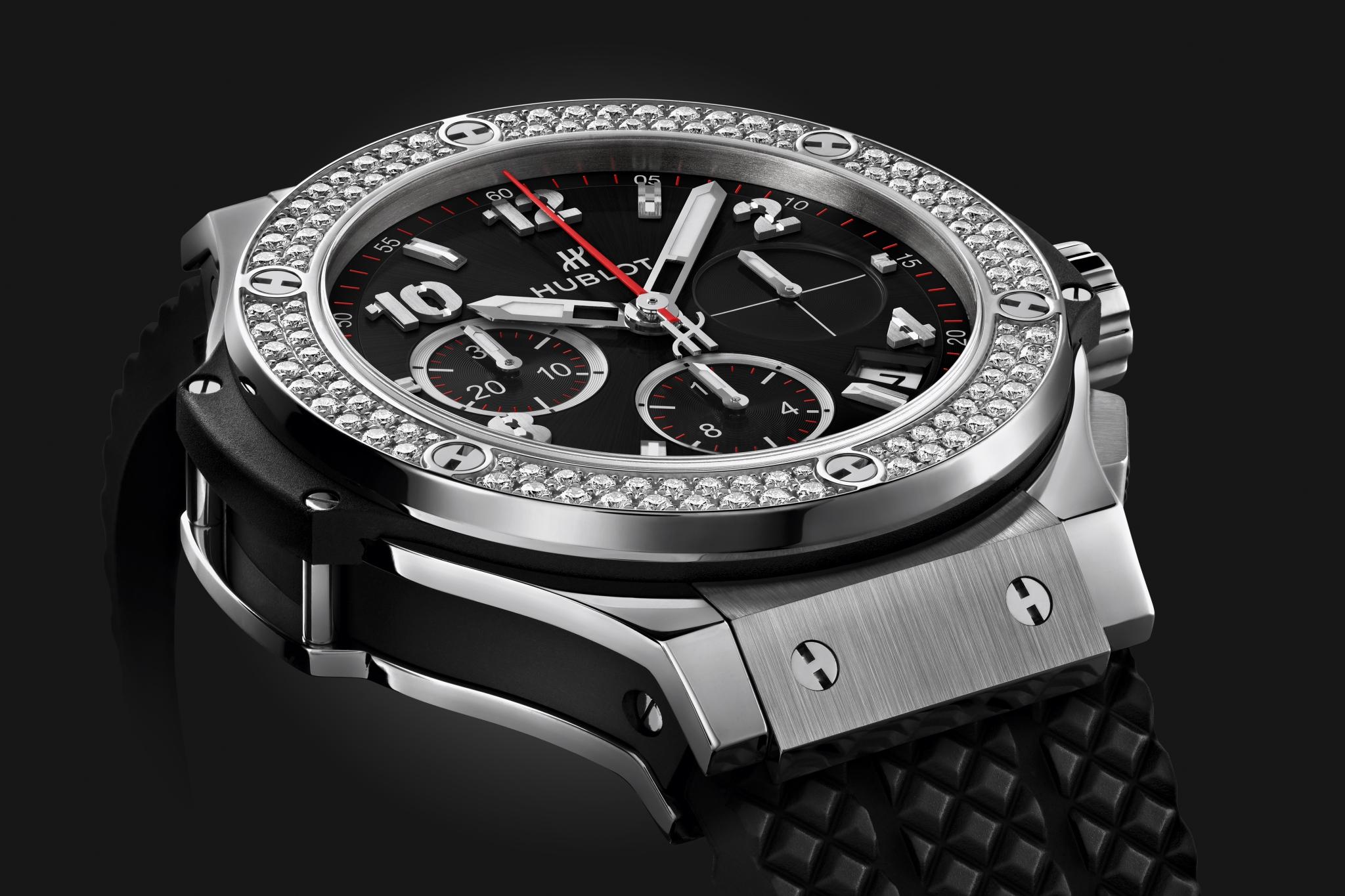 Watch in steel Big Bang Chronograph Hublot