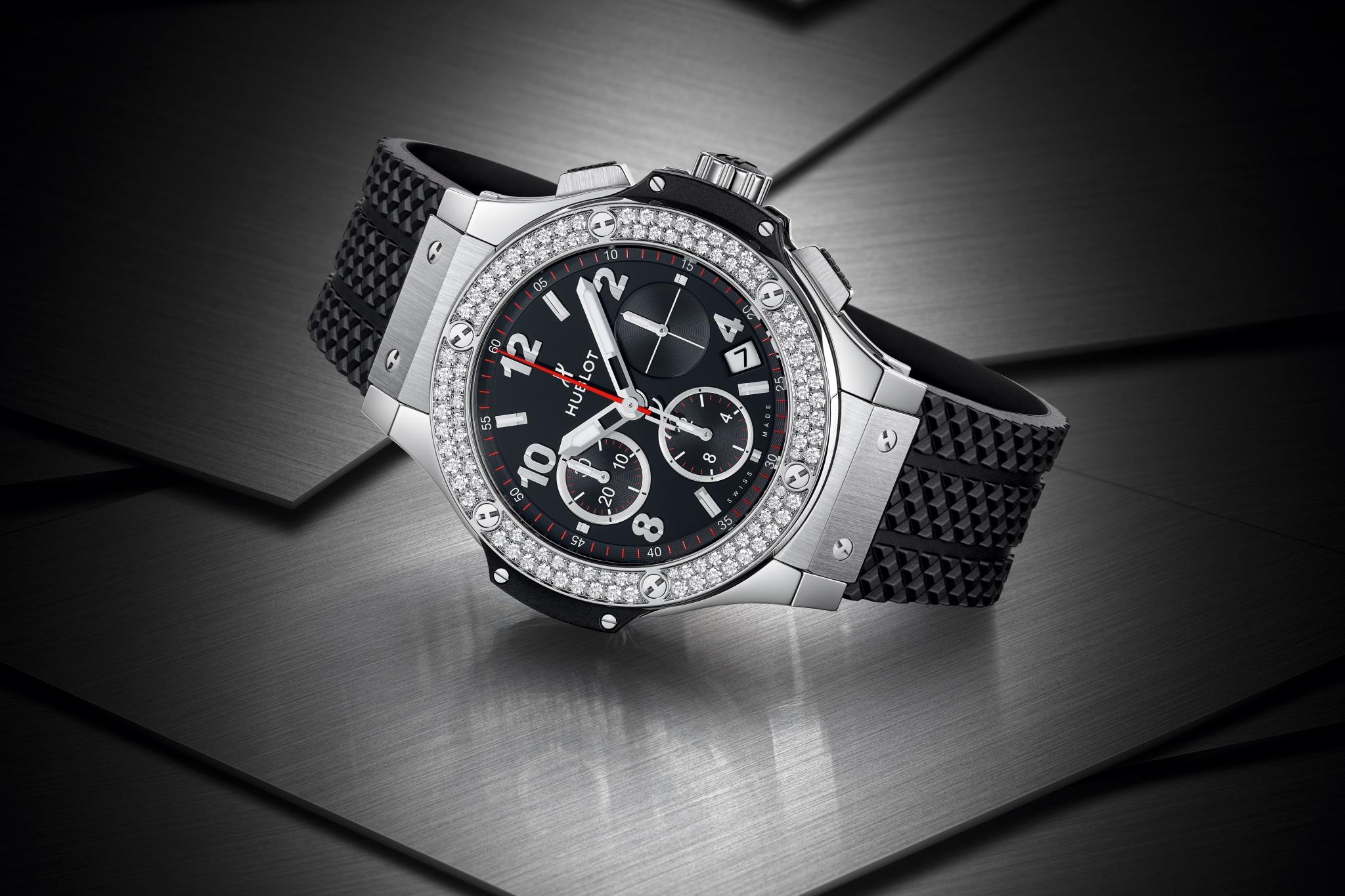 Watch in steel Big Bang Chronograph Hublot