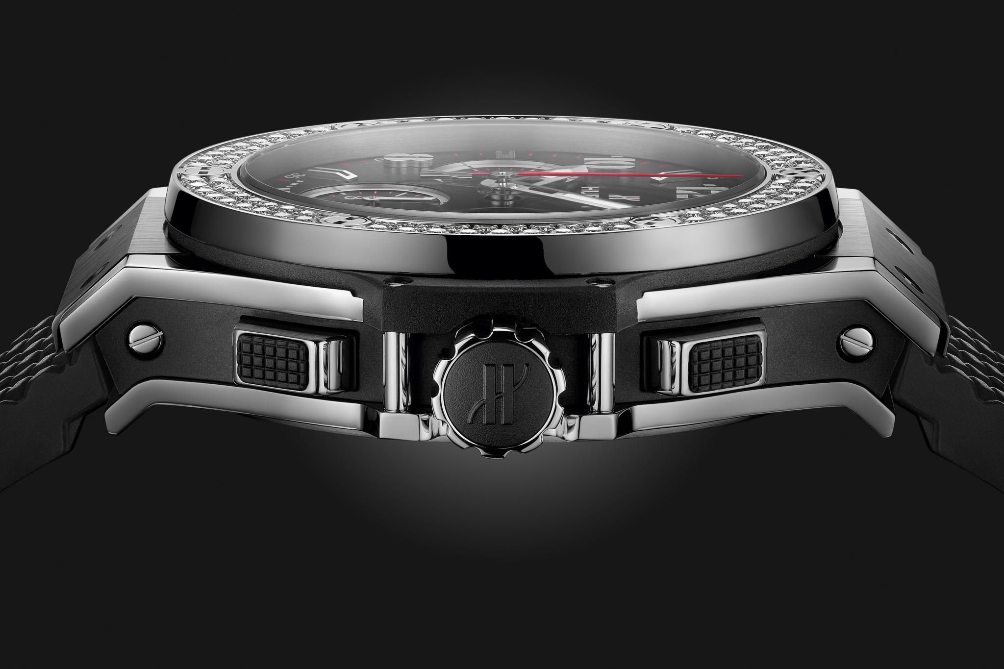 Watch in steel Big Bang Chronograph Hublot
