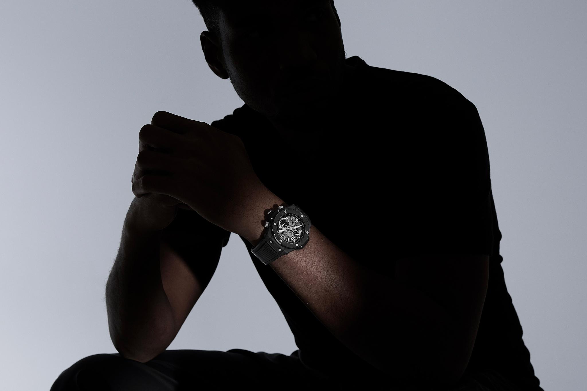 Watch in ceramics Big Bang Unico Black Magic Hublot