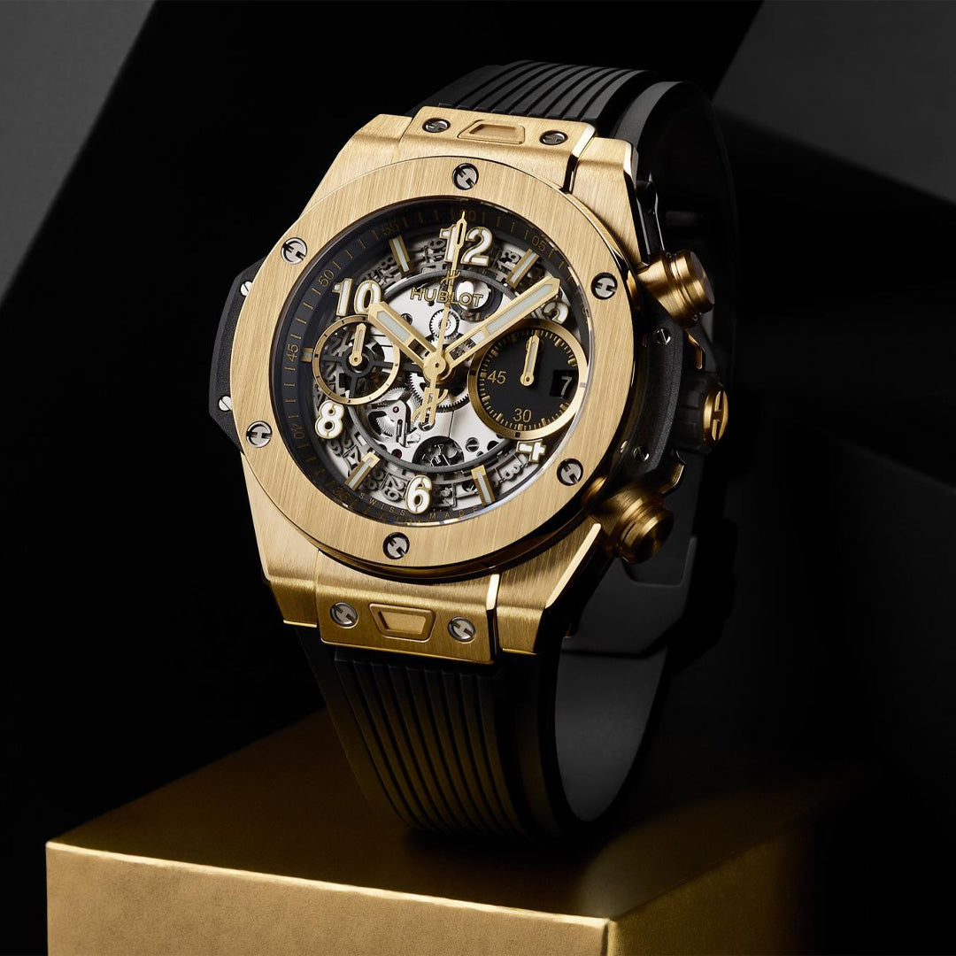 Orologio in oro giallo Big Bang Unico Yellow Gold Hublot