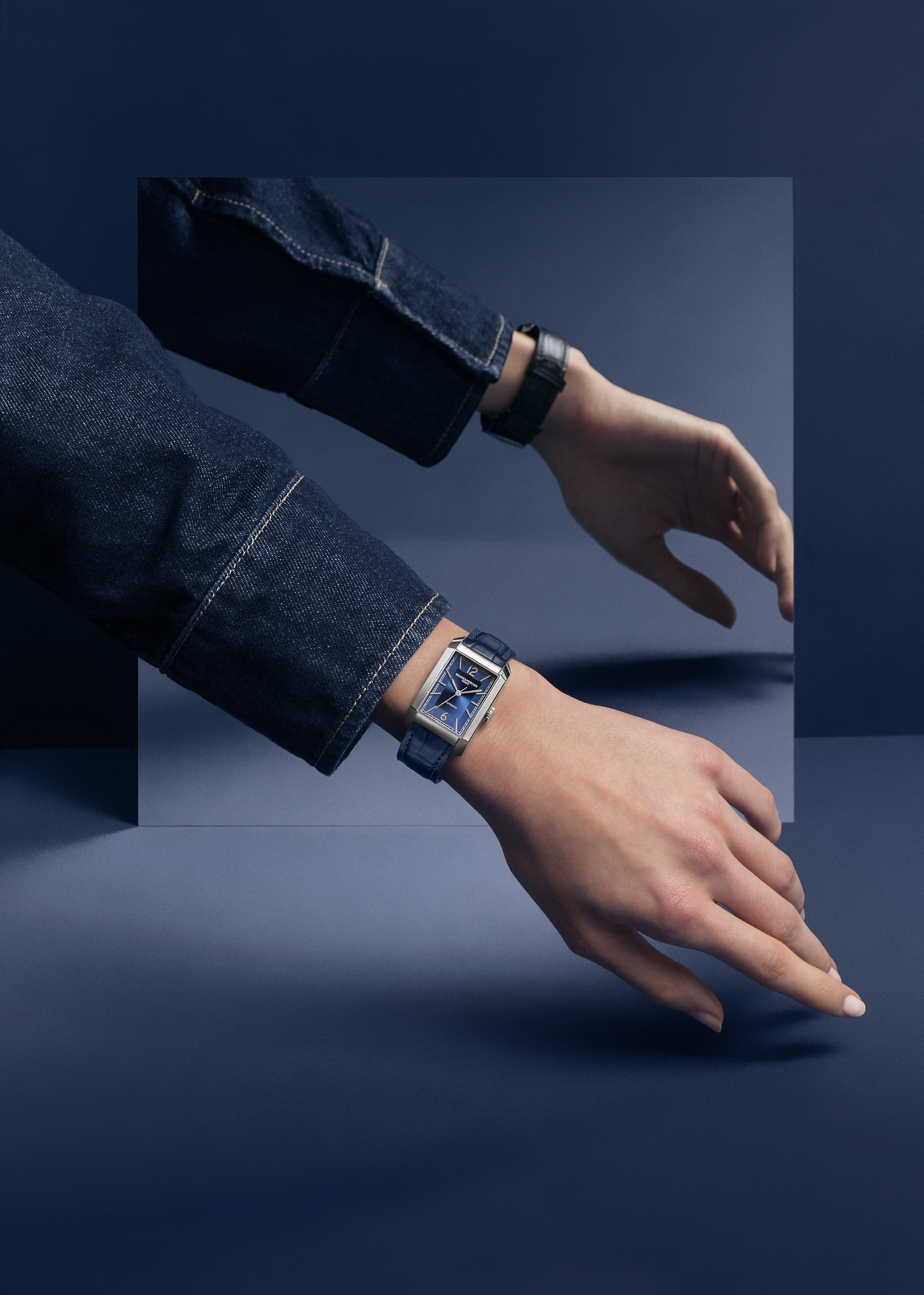 Orologio in acciaio Hampton Baume et mercier