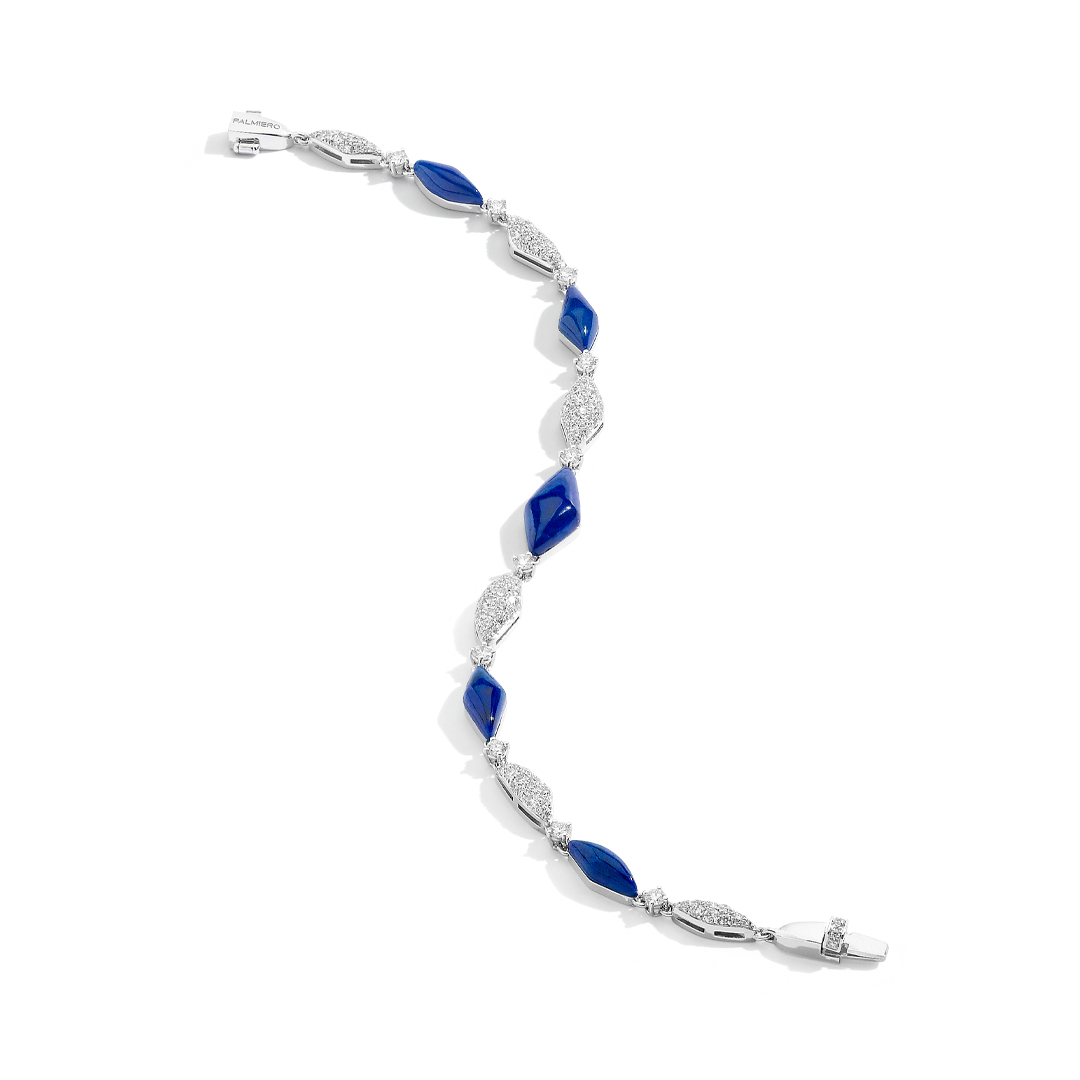 Gioiello in oro bianco Bracciale Déco Palmiero