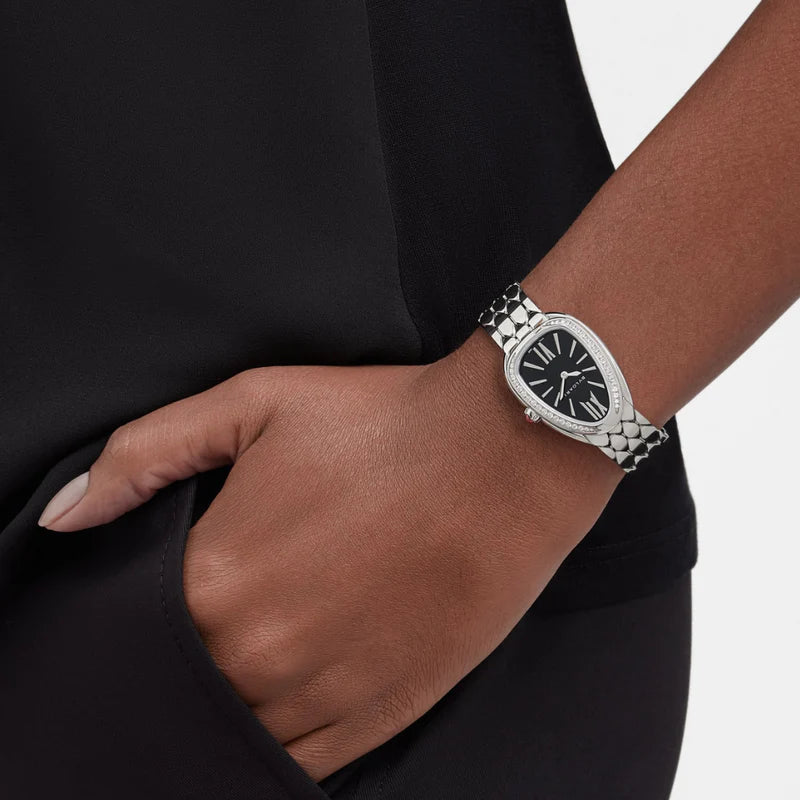 Orologio in acciaio Serpenti Seduttori Bulgari