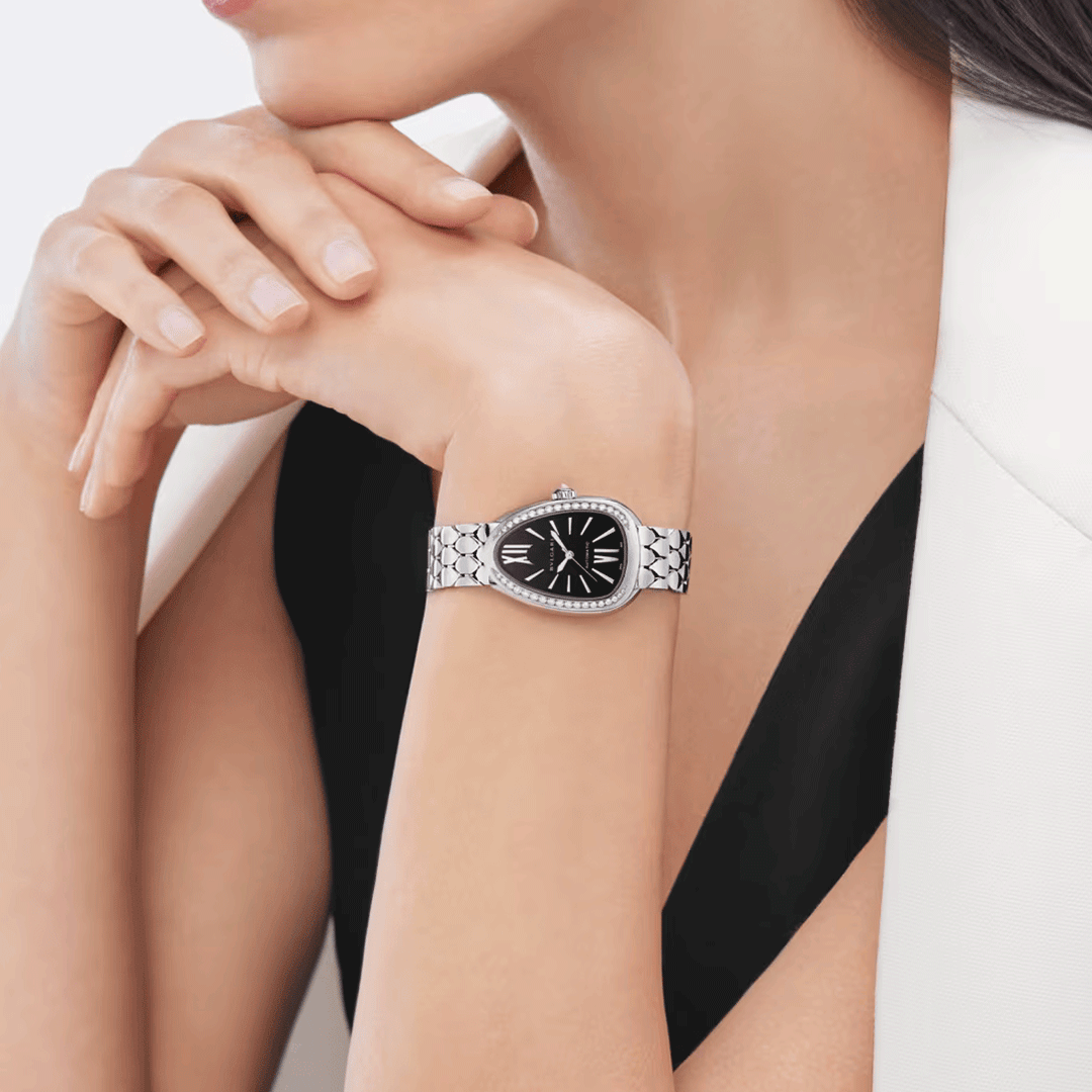 Orologio in acciaio Serpenti Seduttori Bulgari