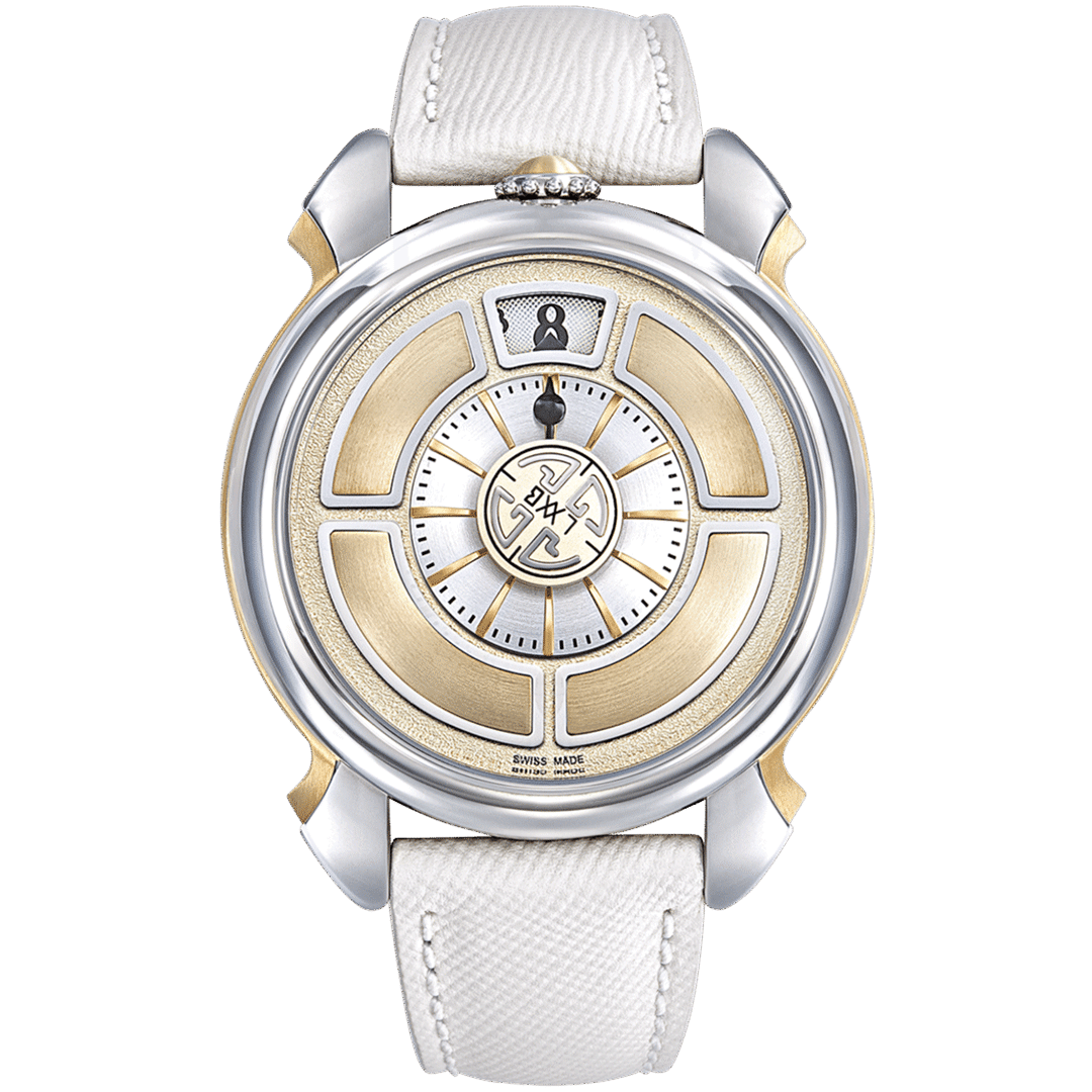 Watch in steel Labormatic Champagne Gaga laboratorio