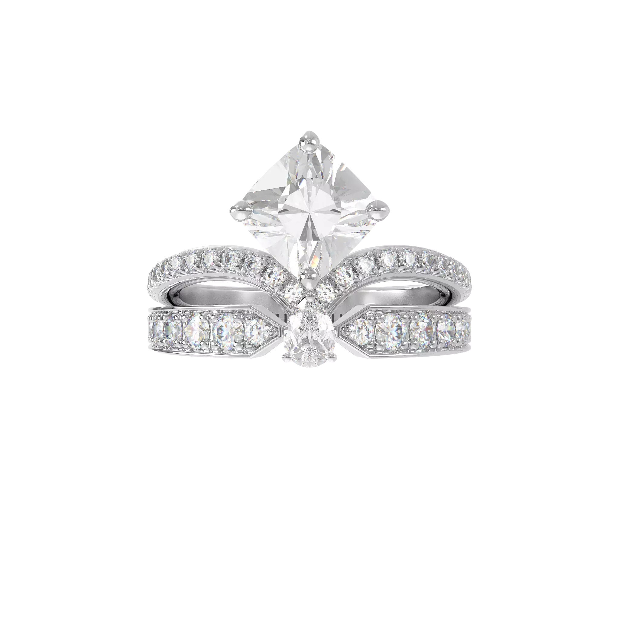 Gioiello in platino Anello Joséphine Éclat Floral Chaumet