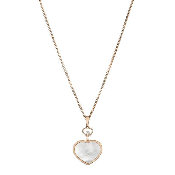 Gioiello in oro rosa Collana Happy Hearts Chopard