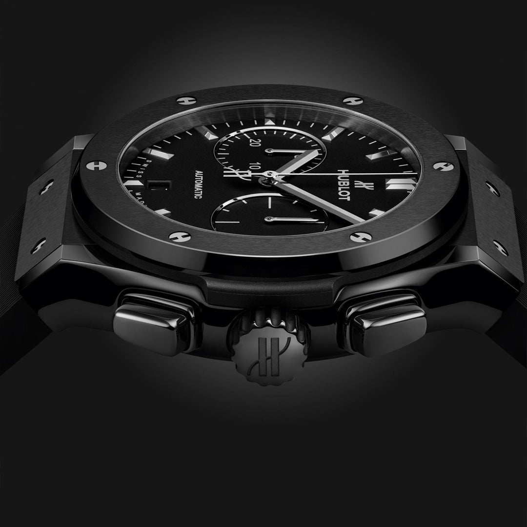 Orologio in acciaio Classic Fusion Black Magic Hublot