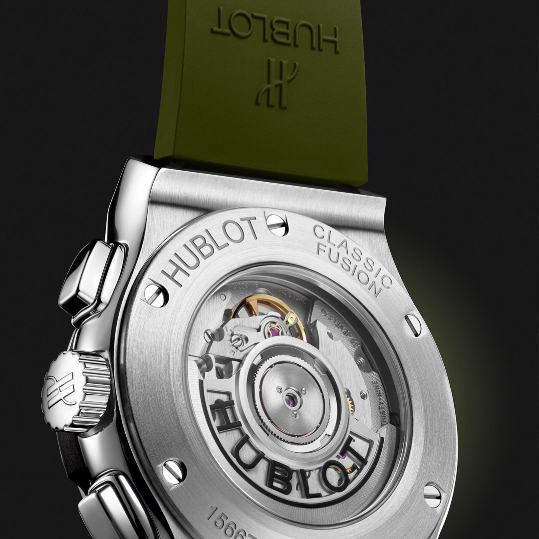 Watch in titanium Classic Fusion Chronograph Titanium Gree Hublot