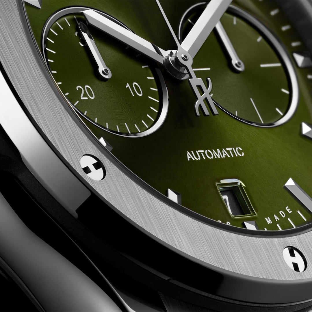 Watch in titanium Classic Fusion Chronograph Titanium Gree Hublot
