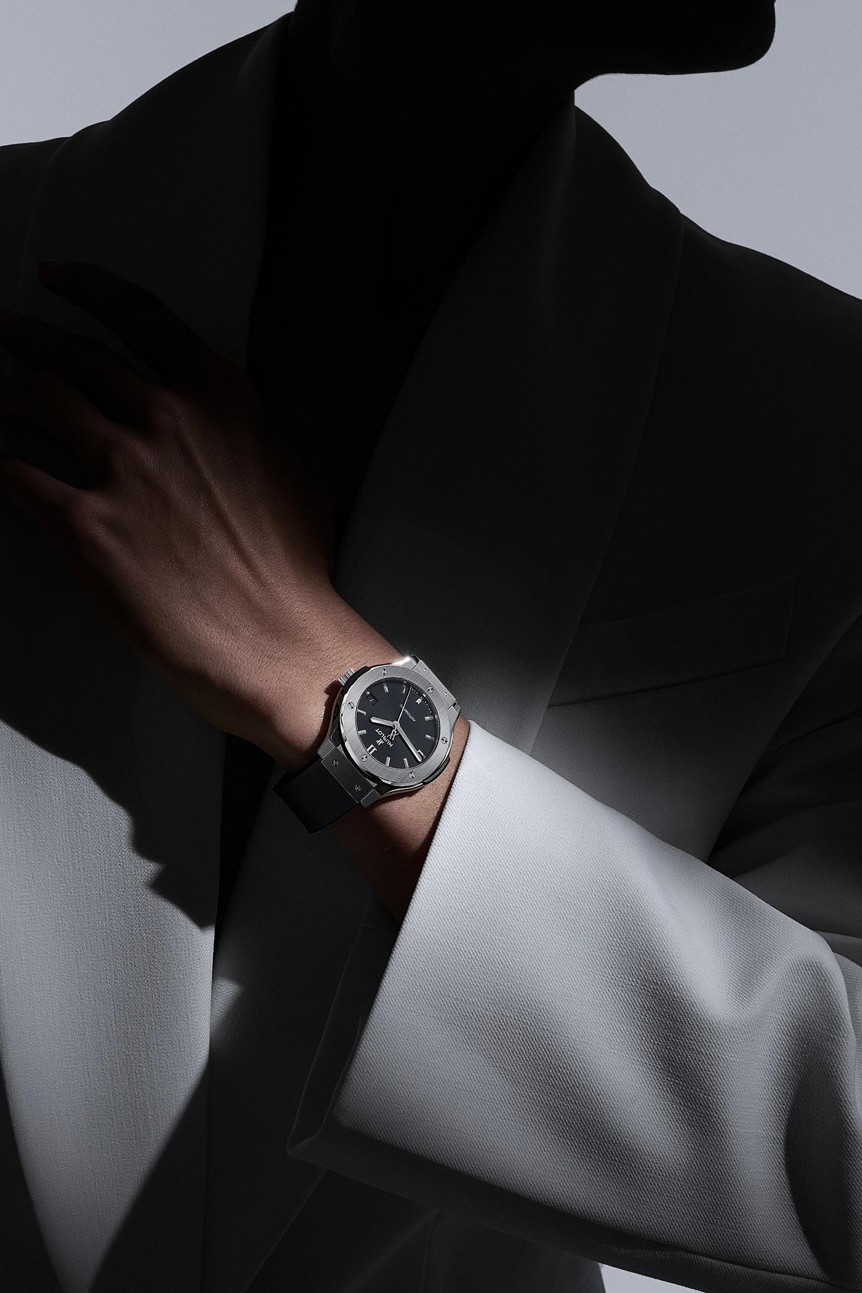 Watch in titanium Classic Fusion Titanium Hublot