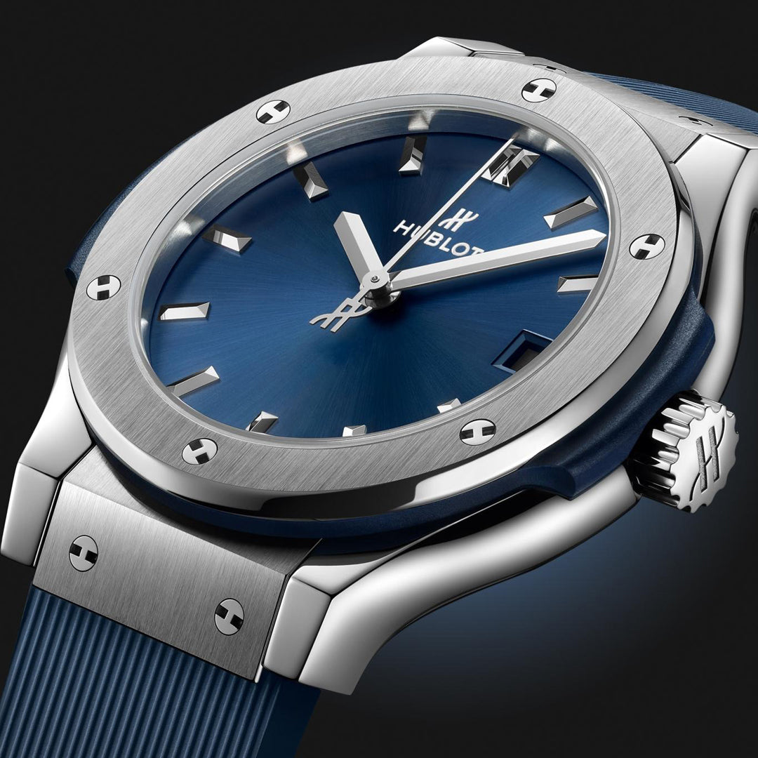 Orologio in titanio Classic Fusion Titanium Blue Hublot