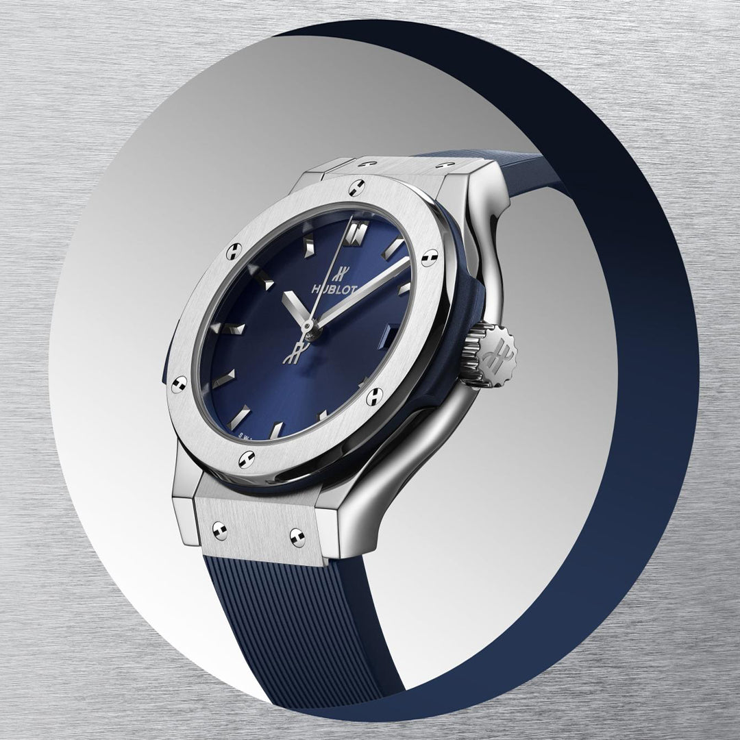 Orologio in titanio Classic Fusion Titanium Blue Hublot