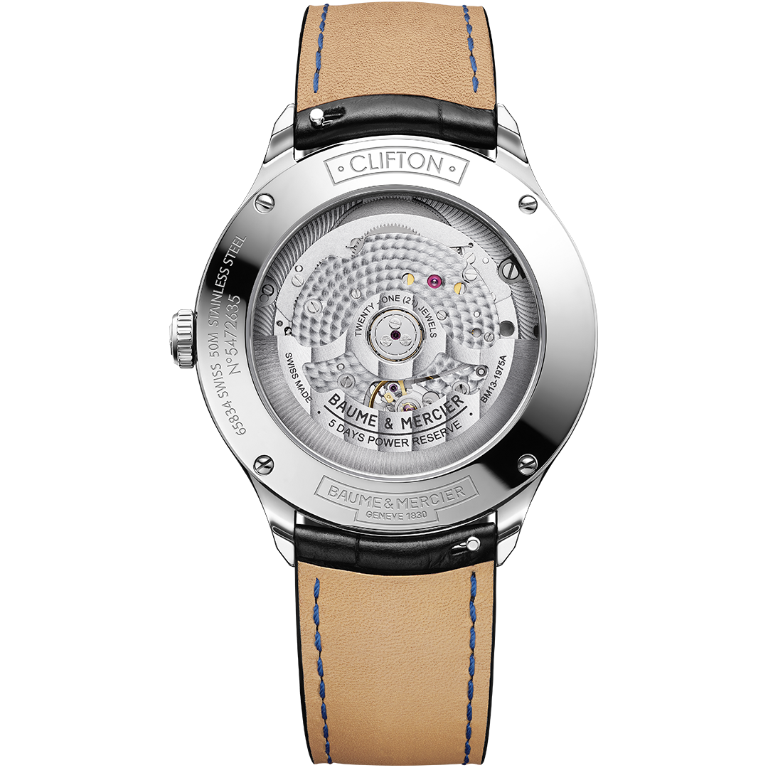 Watch in steel Clifton Baume et mercier