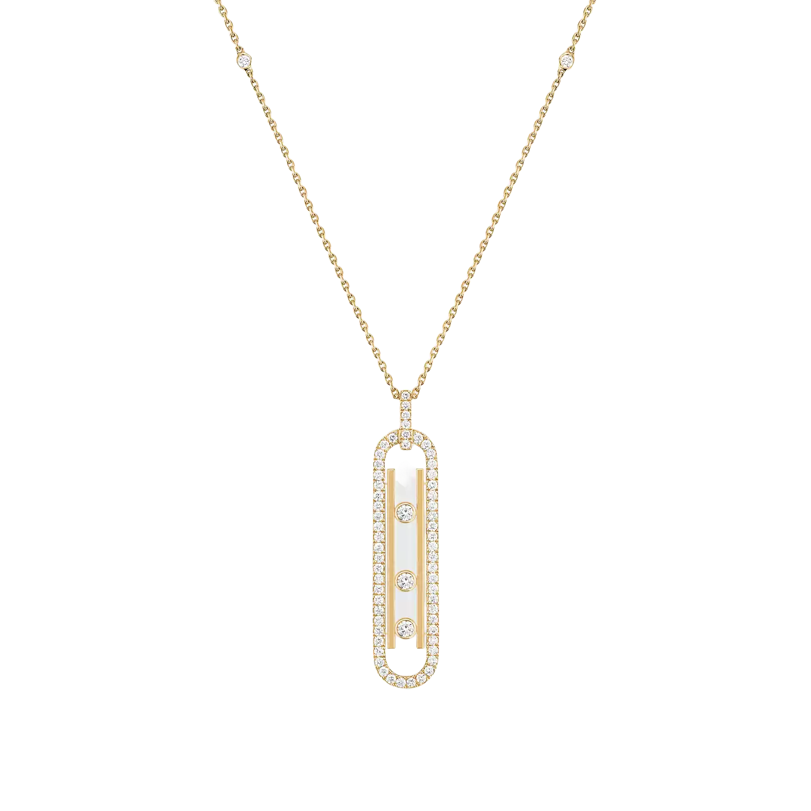 Gioiello in yellow gold Move 10th SM Necklace Messika
