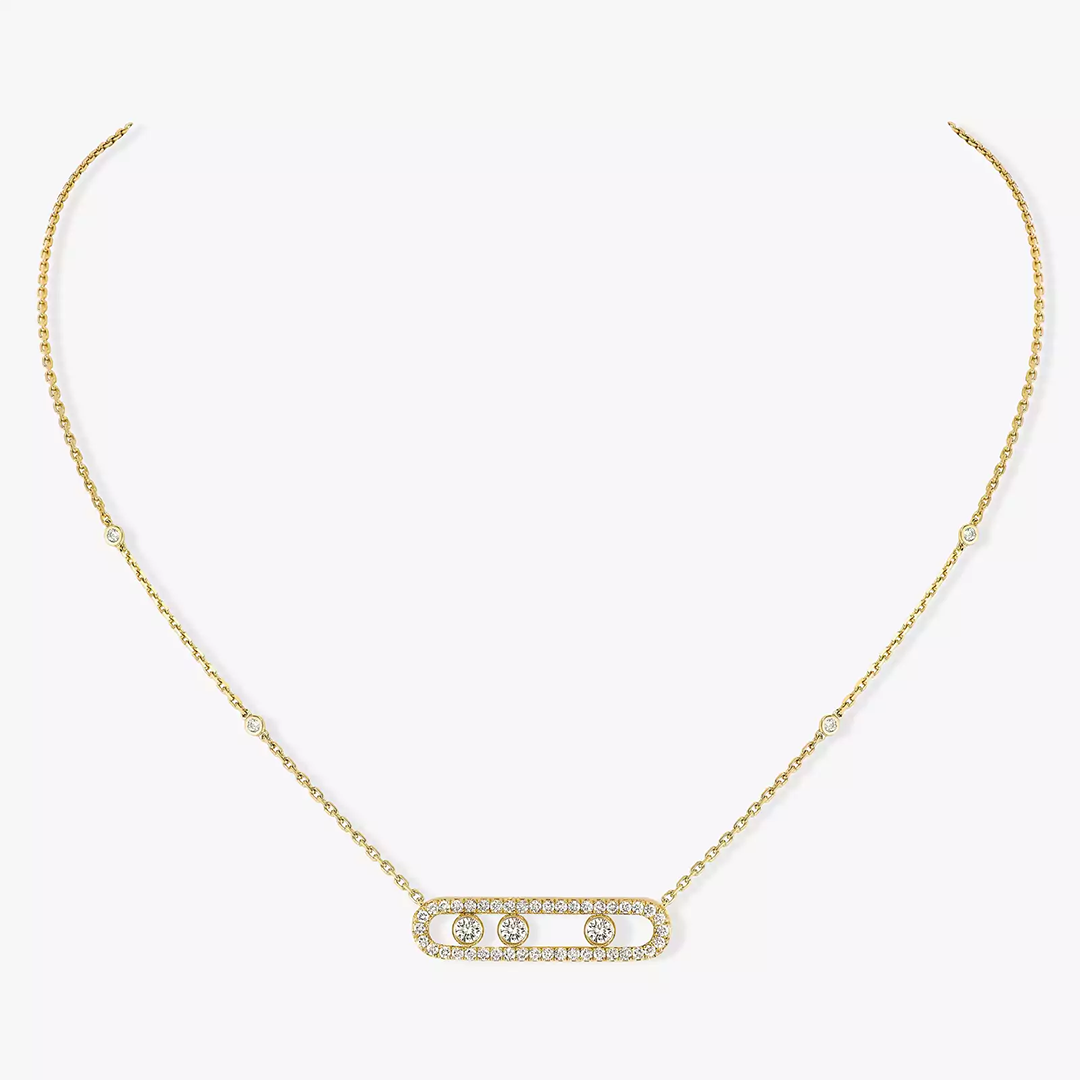 Collana Move con pavé3