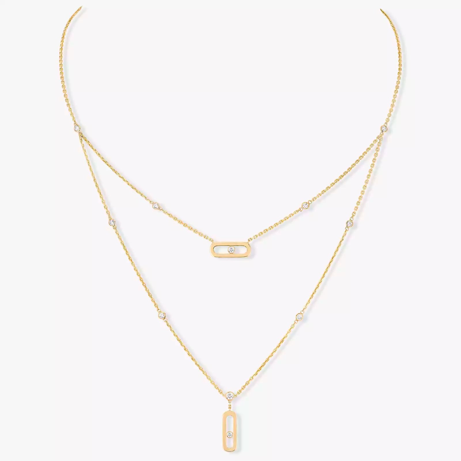 Gioiello in yellow gold Move Uno Necklace Messika
