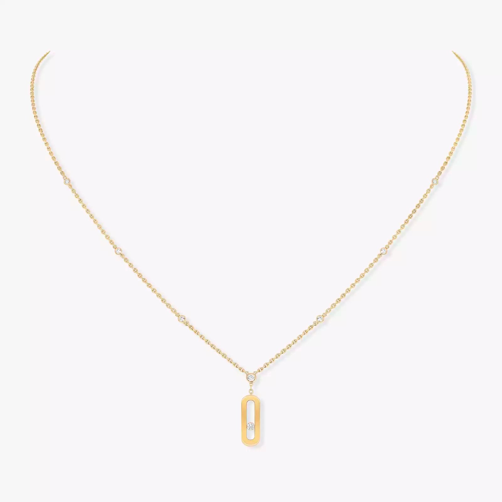 Gioiello in yellow gold Move Uno Long Necklace Messika