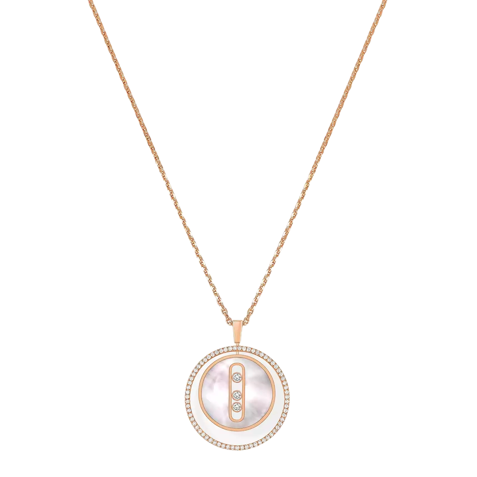 Collana Lucky Move Madreperla Bianca1